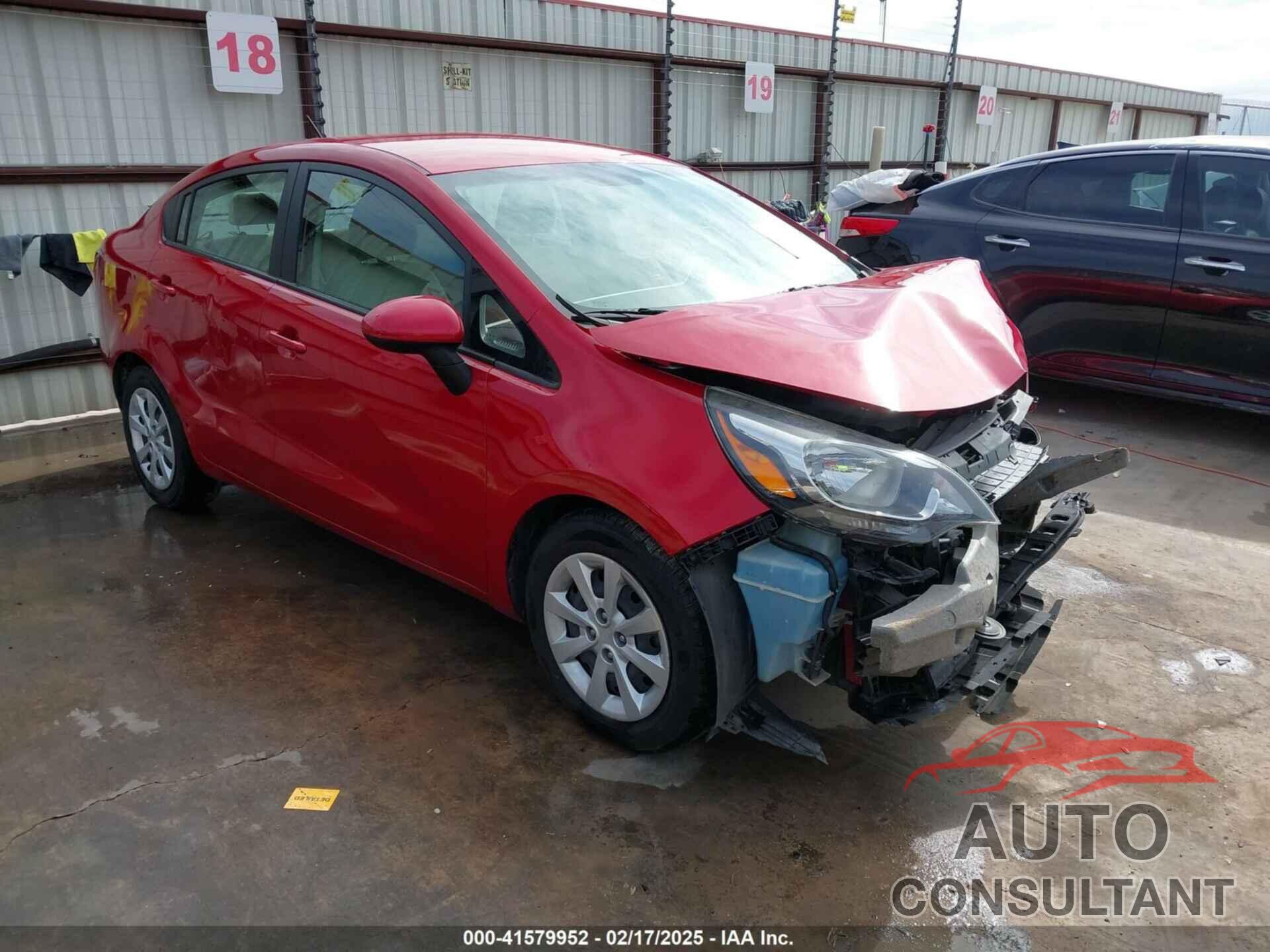 KIA RIO 2013 - KNADM4A31D6310504