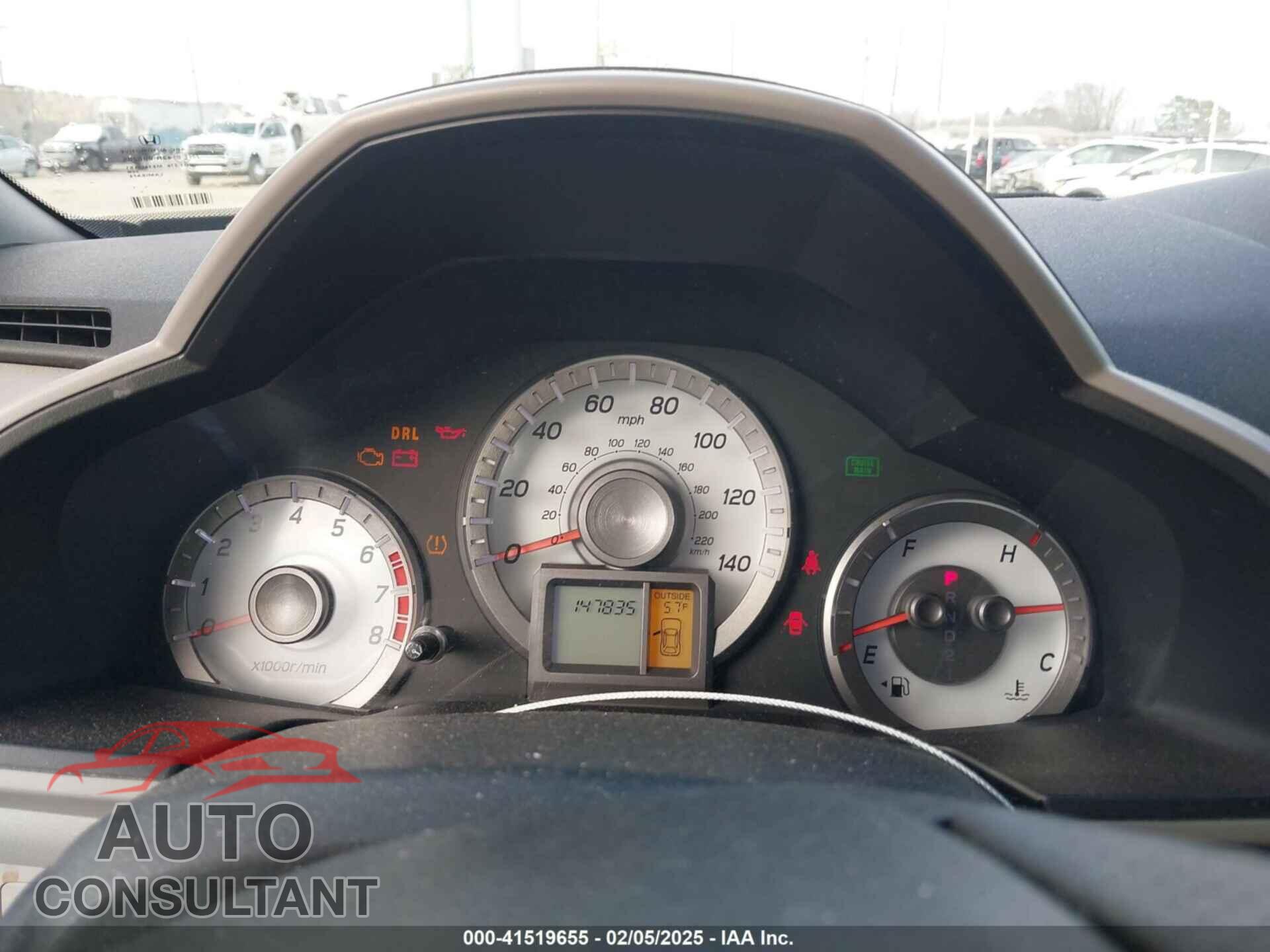 HONDA PILOT 2012 - 5FNYF4H79CB027133