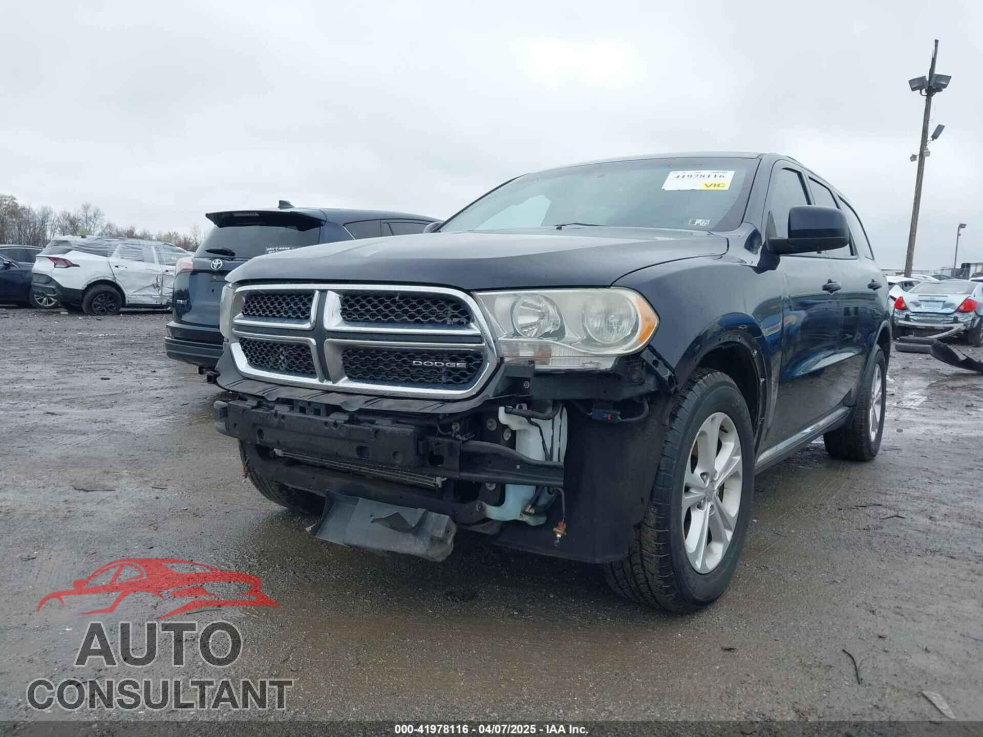DODGE DURANGO 2011 - 1D4RE2GG5BC624209