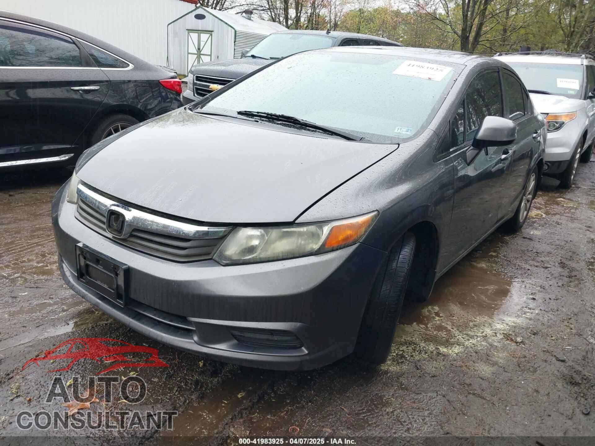 HONDA CIVIC 2012 - 19XFB2F93CE319586