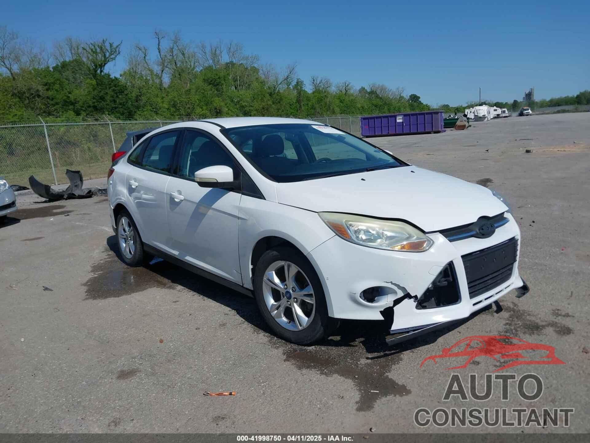 FORD FOCUS 2013 - 1FADP3F26DL203377
