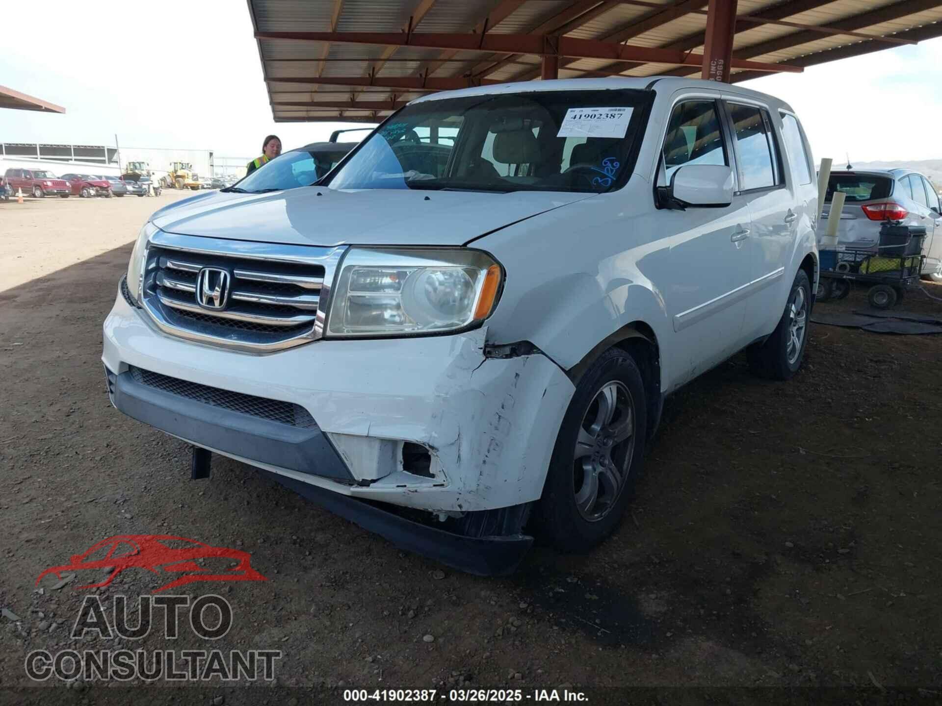 HONDA PILOT 2012 - 5FNYF3H45CB031857