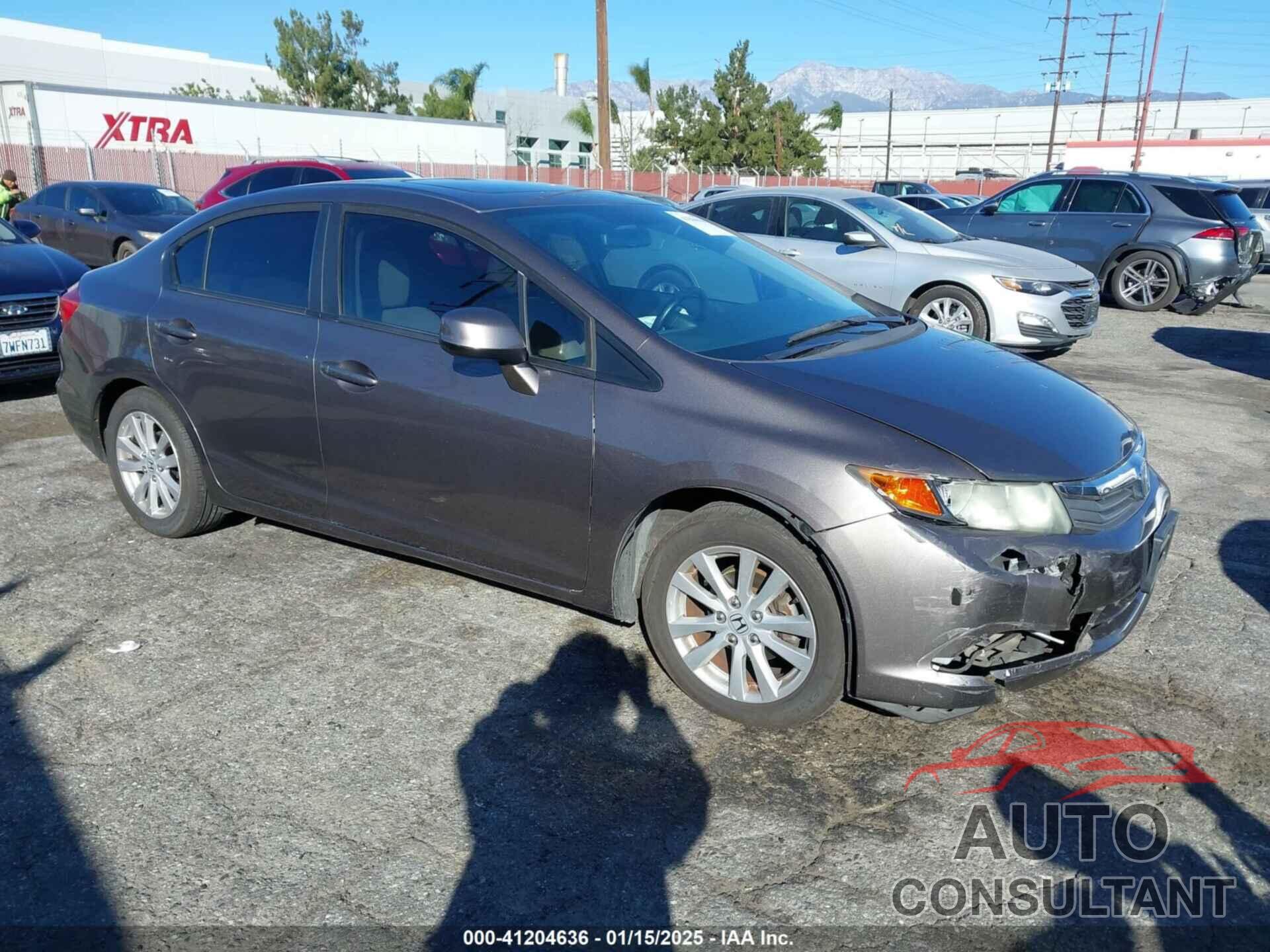 HONDA CIVIC 2012 - 19XFB2F8XCE307085