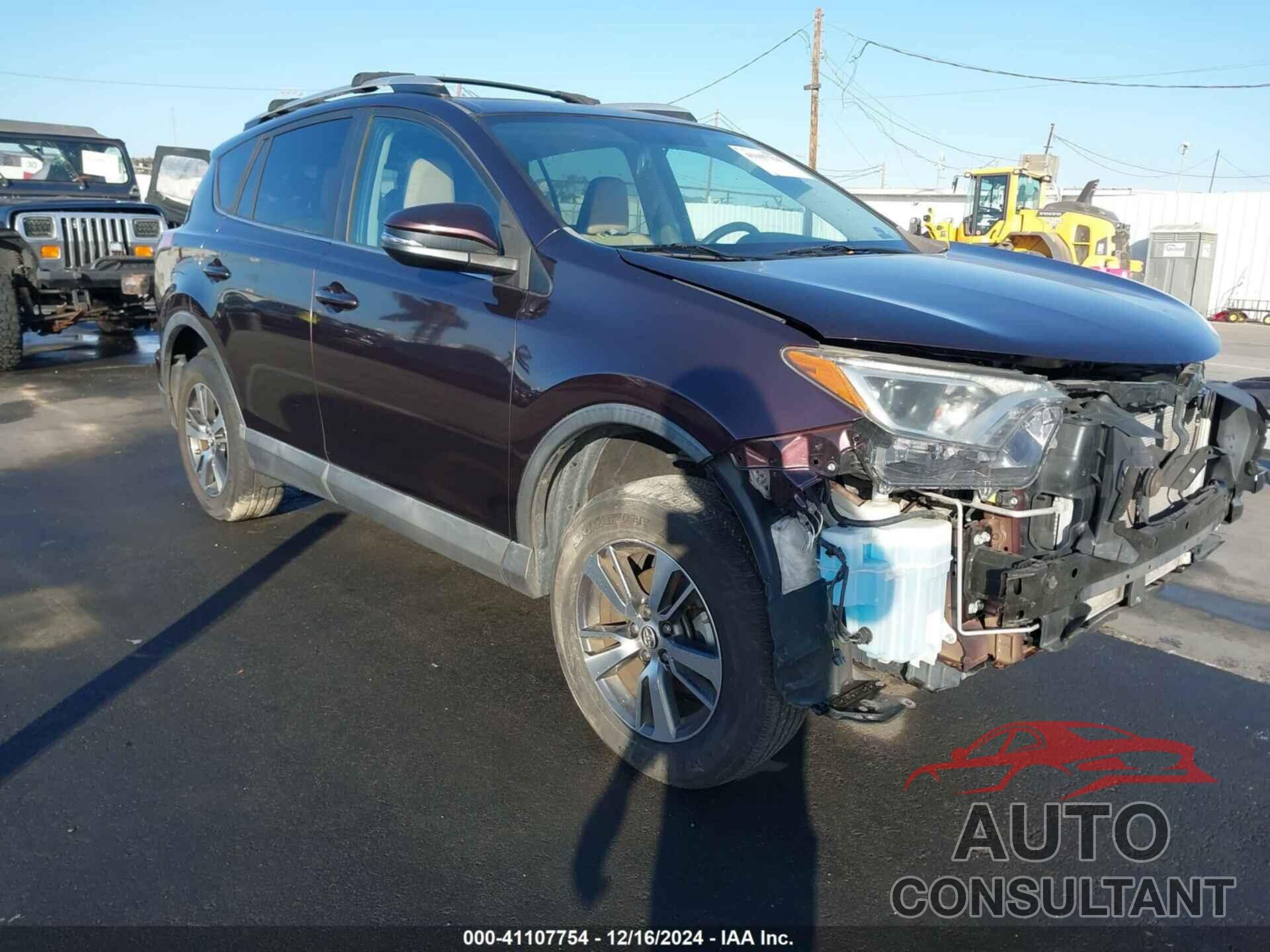 TOYOTA RAV4 2016 - 2T3WFREV2GW297912