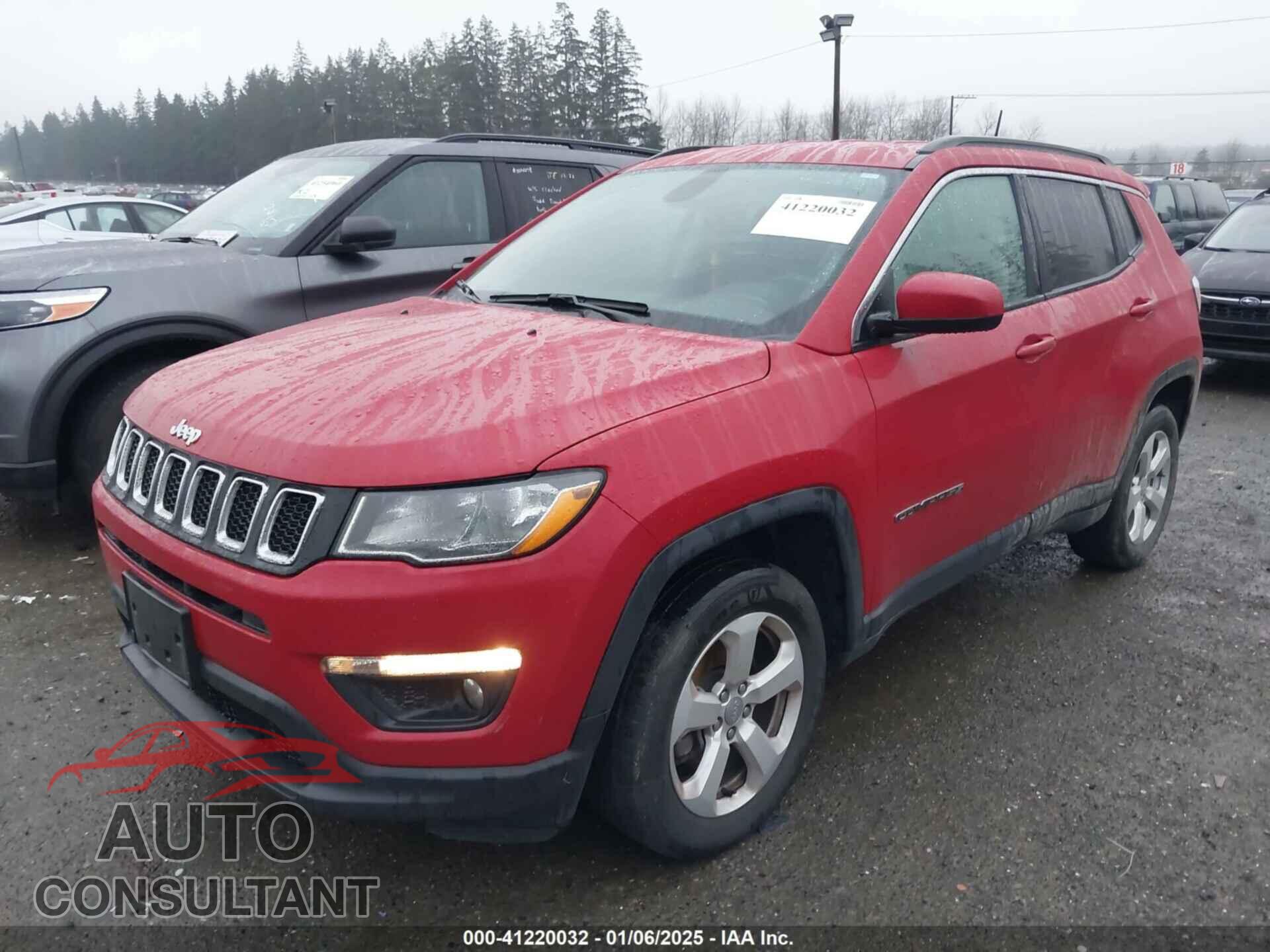 JEEP NEW COMPASS 2017 - 3C4NJDBB7HT665016