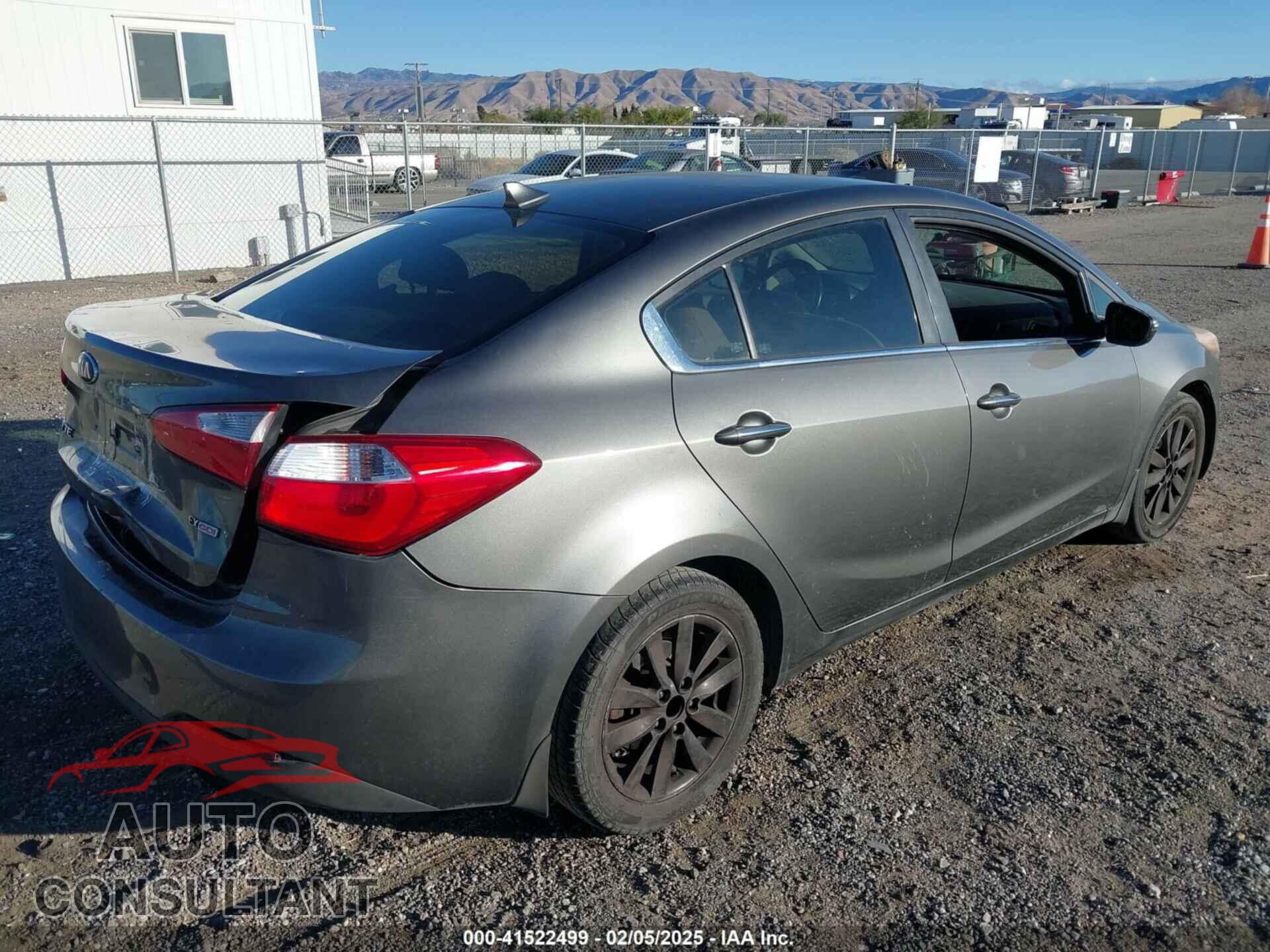 KIA FORTE 2014 - KNAFX4A84E5068021