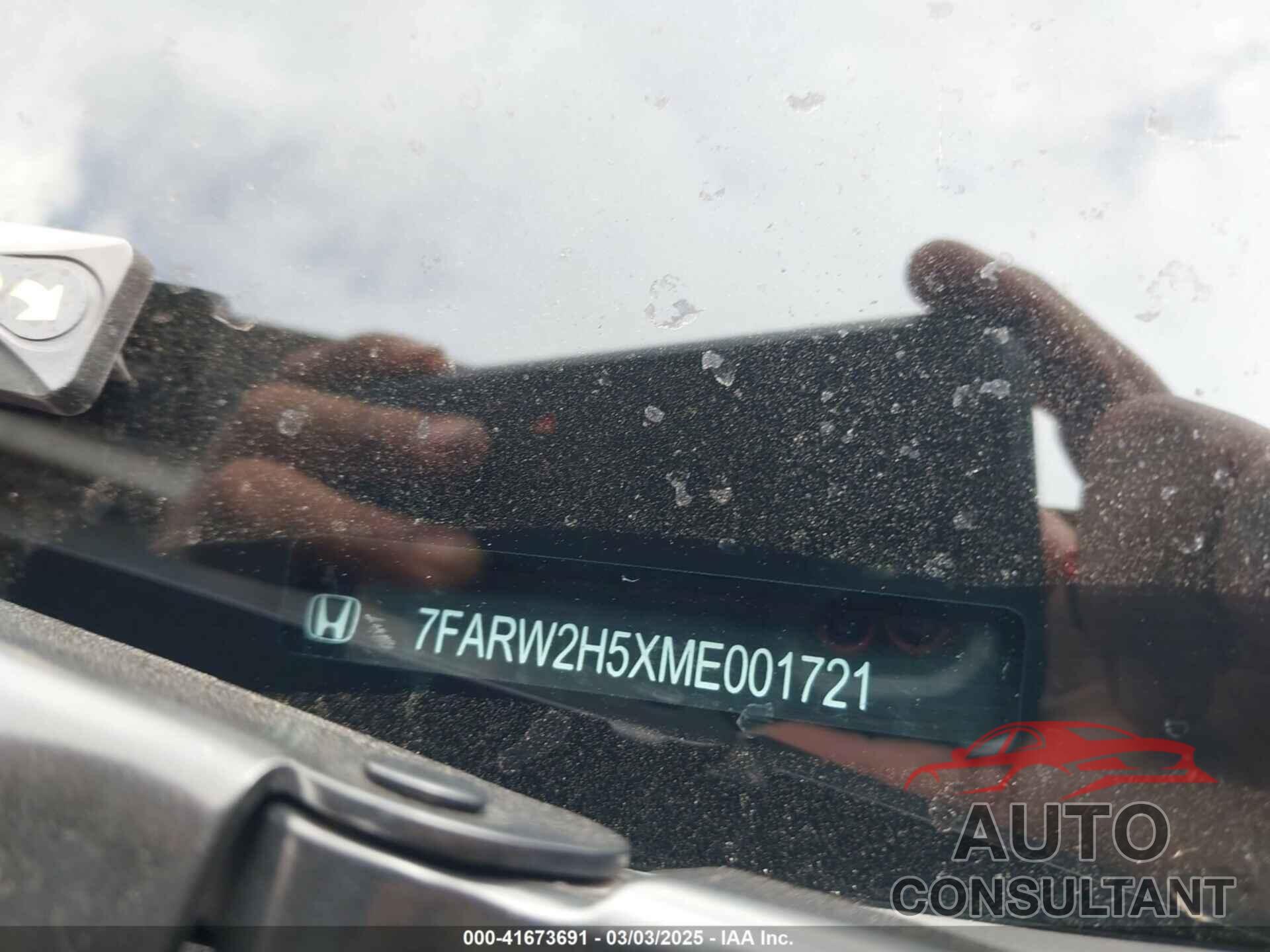 HONDA CR-V 2021 - 7FARW2H5XME001721