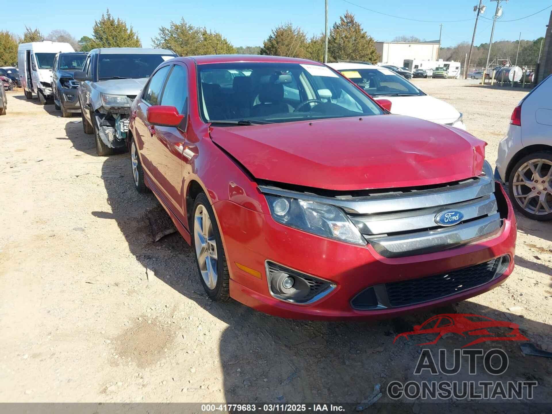 FORD FUSION 2011 - 3FAHP0KCXBR206585
