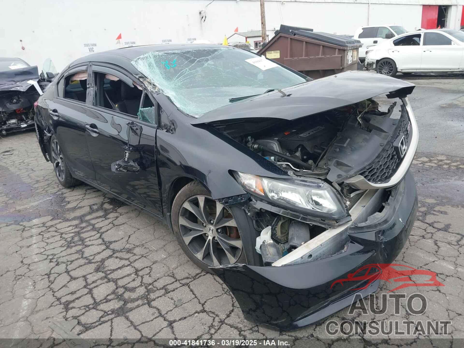 HONDA CIVIC 2013 - 2HGFB6E55DH703298