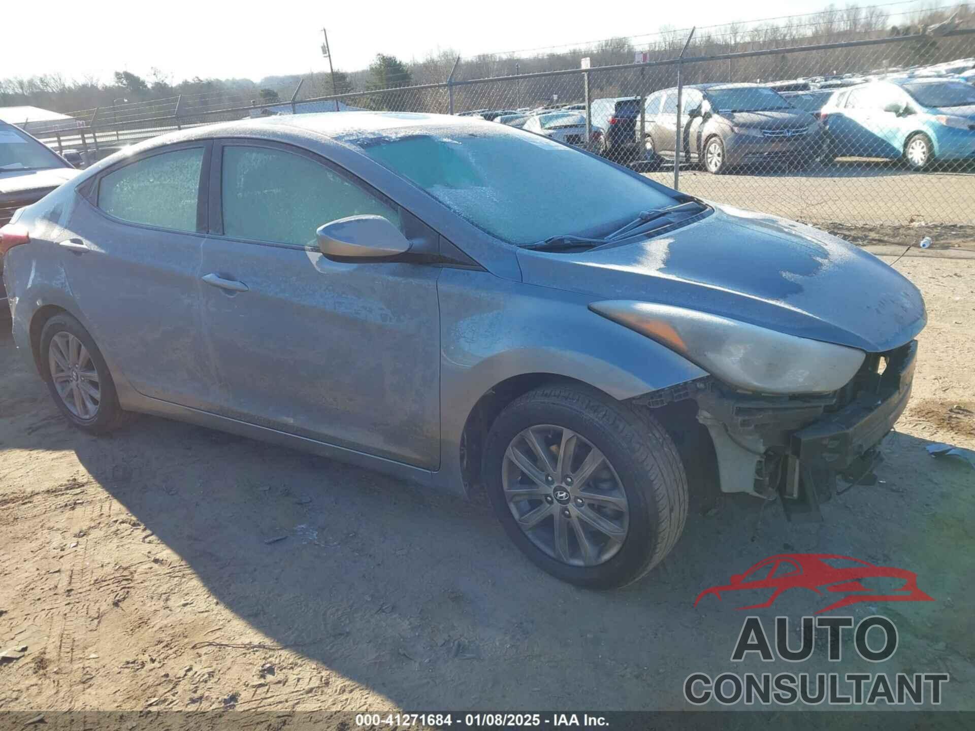 HYUNDAI ELANTRA 2014 - KMHDH4AE0EU081816