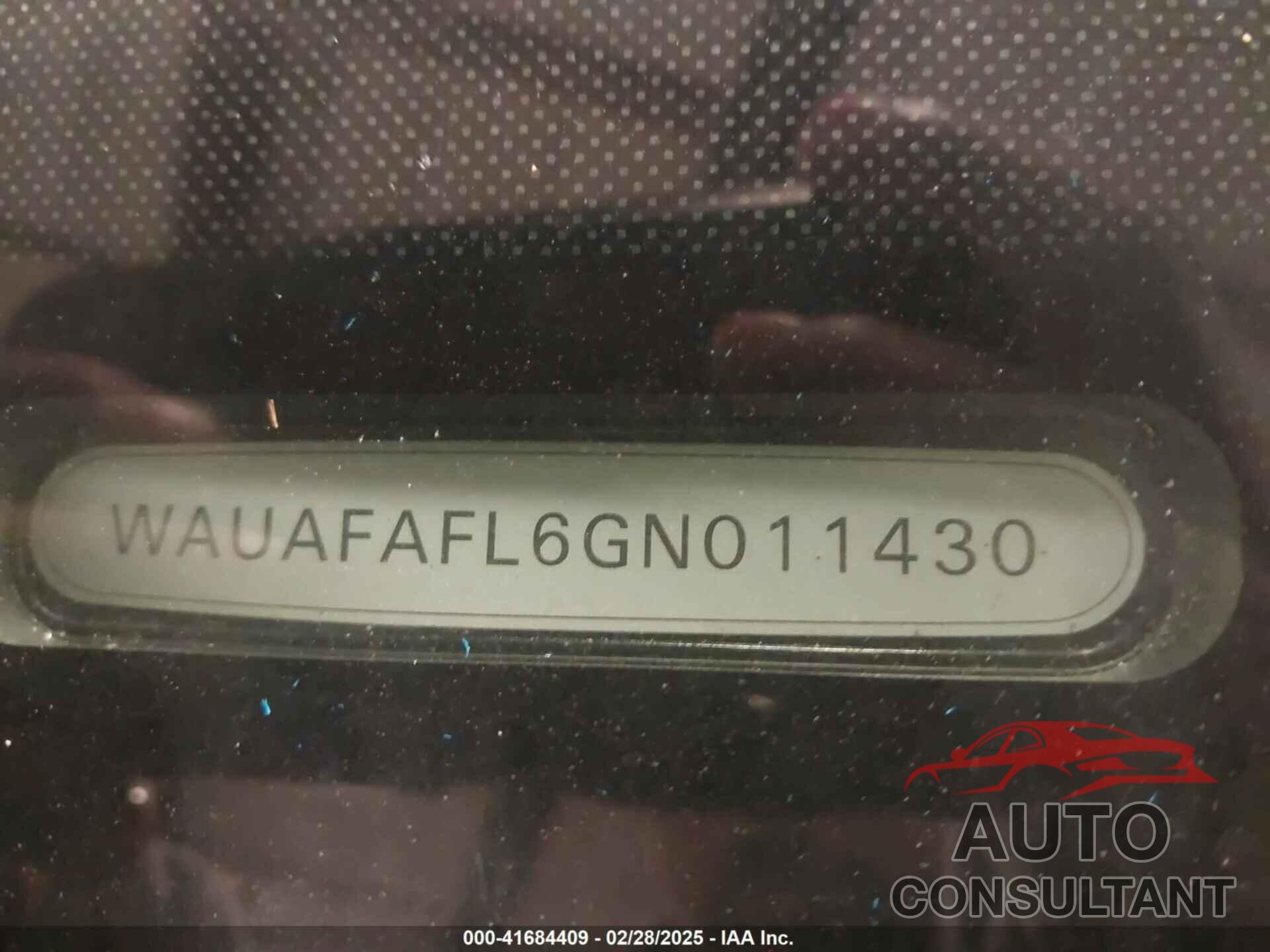 AUDI A4 2016 - WAUAFAFL6GN011430