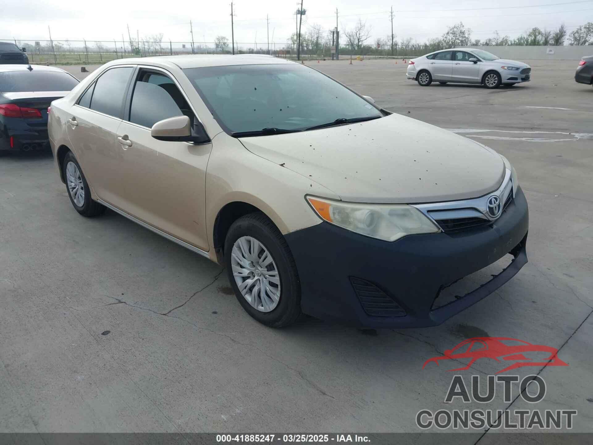 TOYOTA CAMRY 2012 - 4T4BF1FK6CR205200