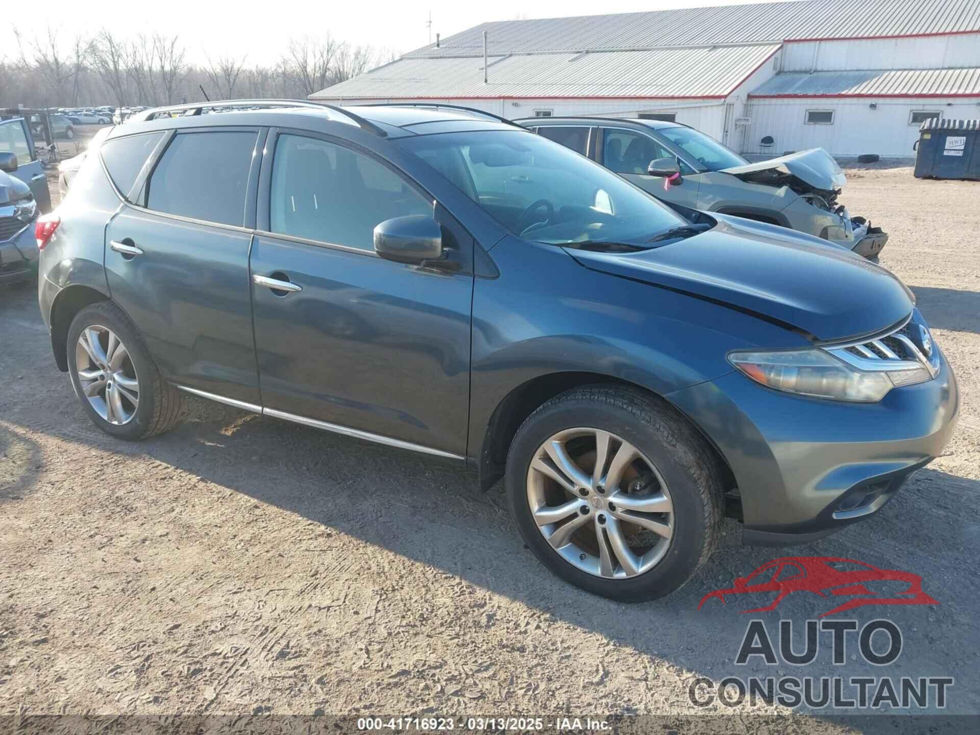 NISSAN MURANO 2011 - JN8AZ1MW0BW178168