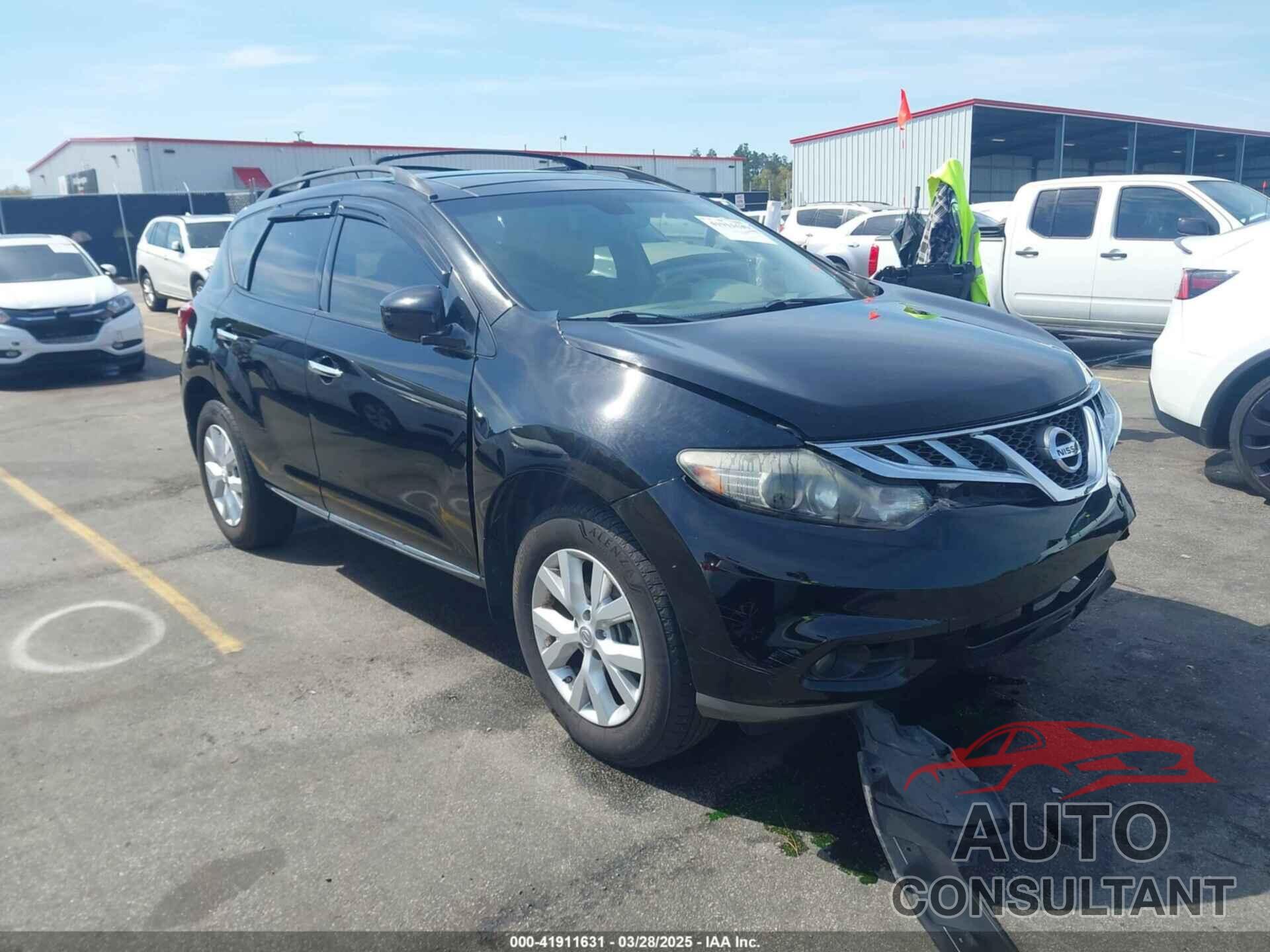NISSAN MURANO 2012 - JN8AZ1MU6CW121666