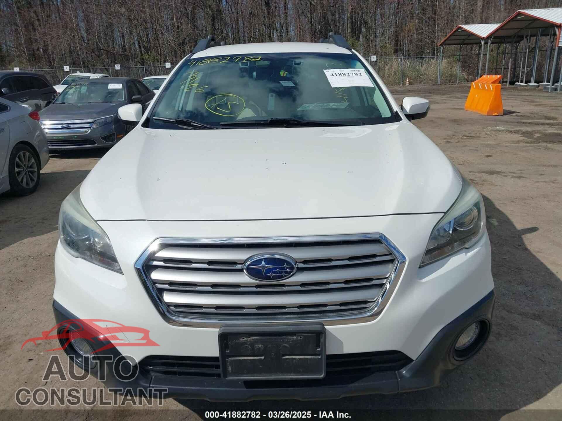 SUBARU OUTBACK 2016 - 4S4BSBFC9G3310362
