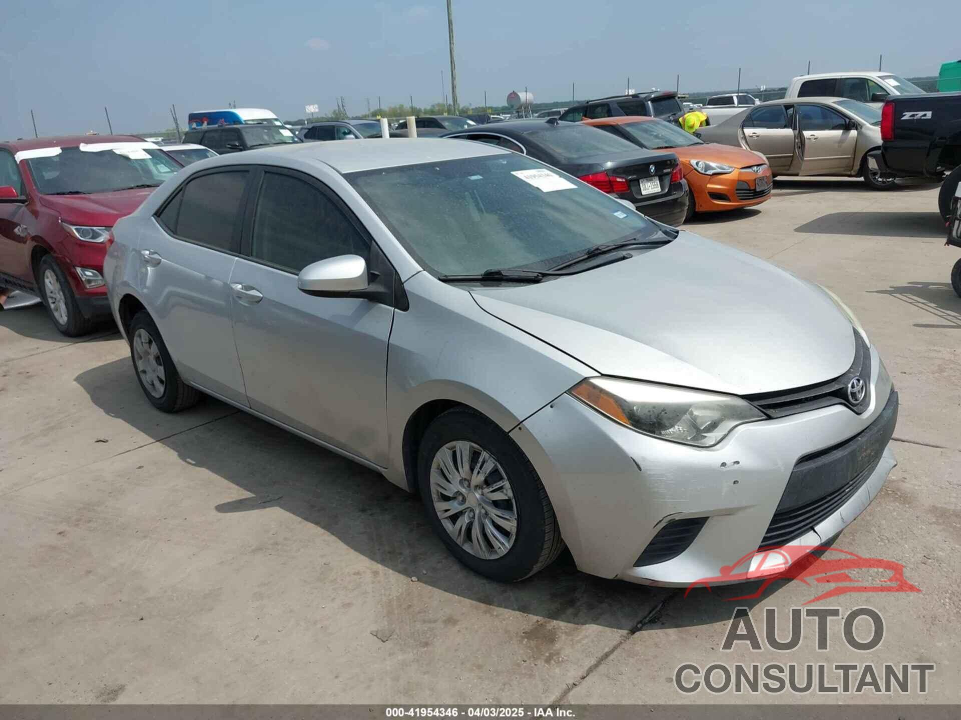 TOYOTA COROLLA 2014 - 2T1BURHE7EC037190
