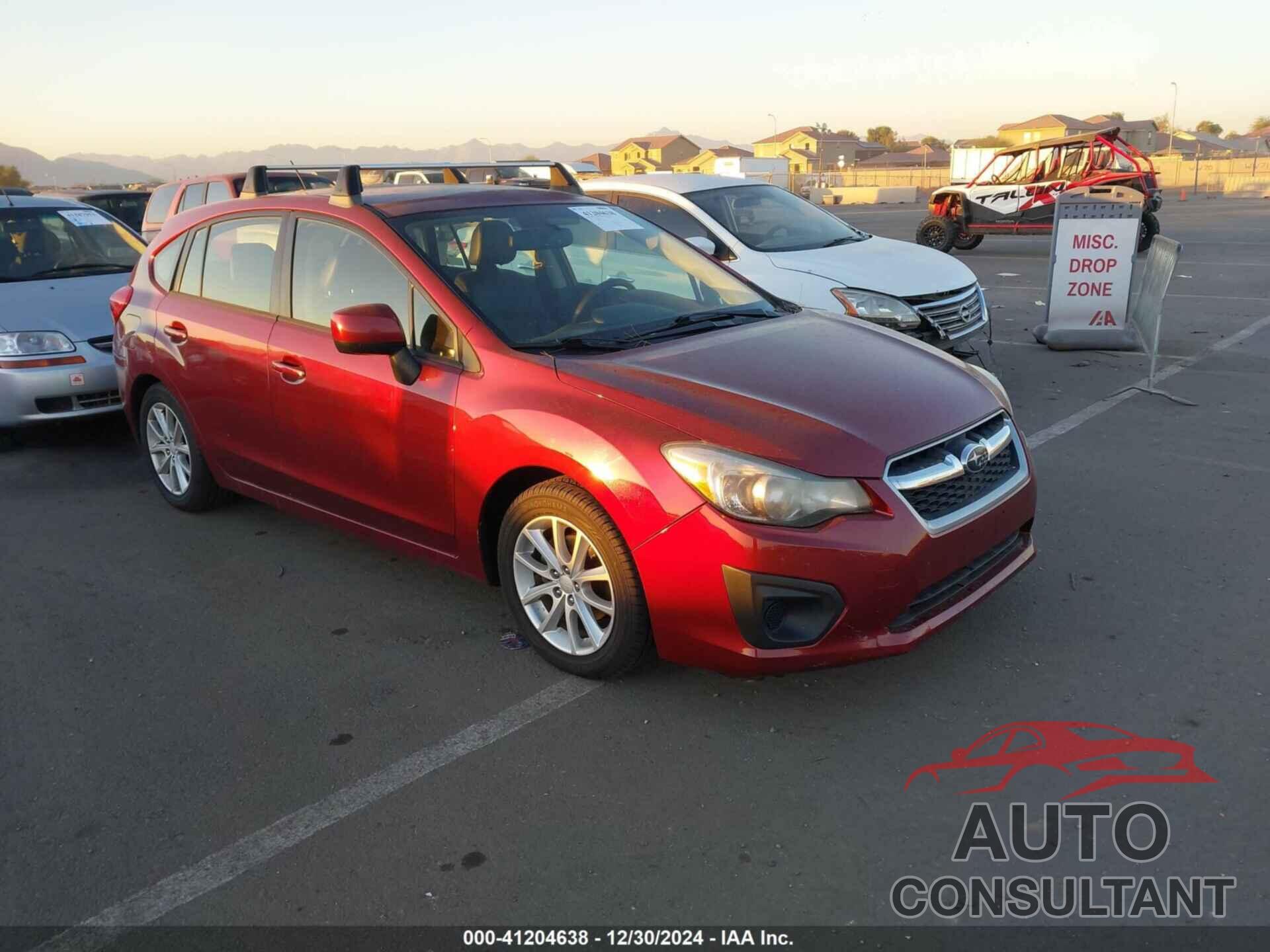 SUBARU IMPREZA 2013 - JF1GPAC6XD2800837