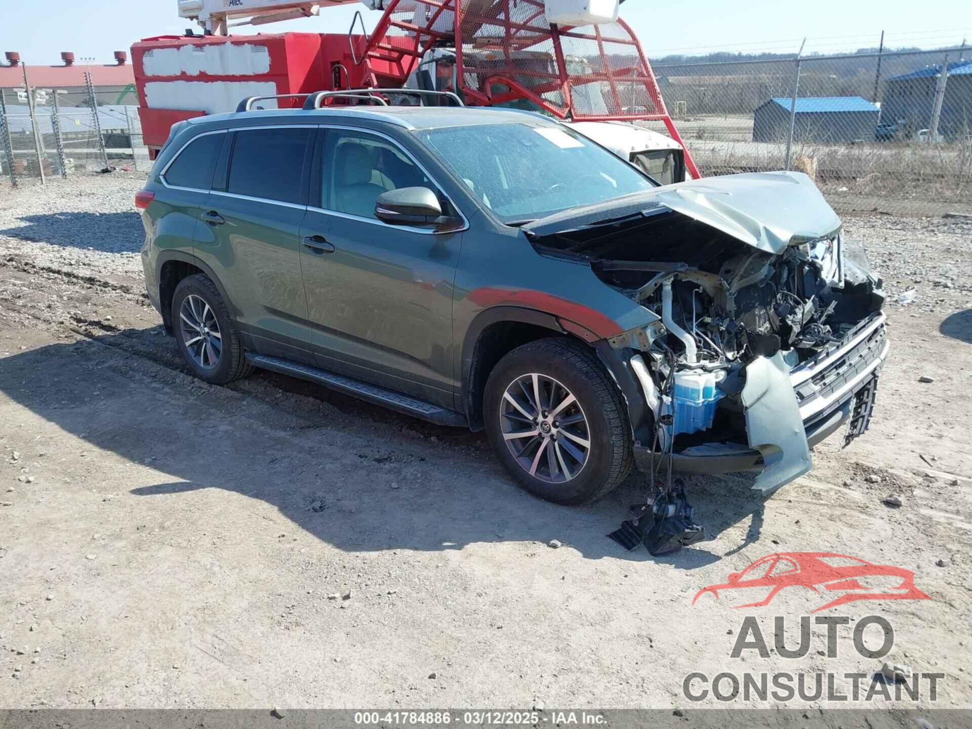 TOYOTA HIGHLANDER 2017 - 5TDJZRFH7HS469915