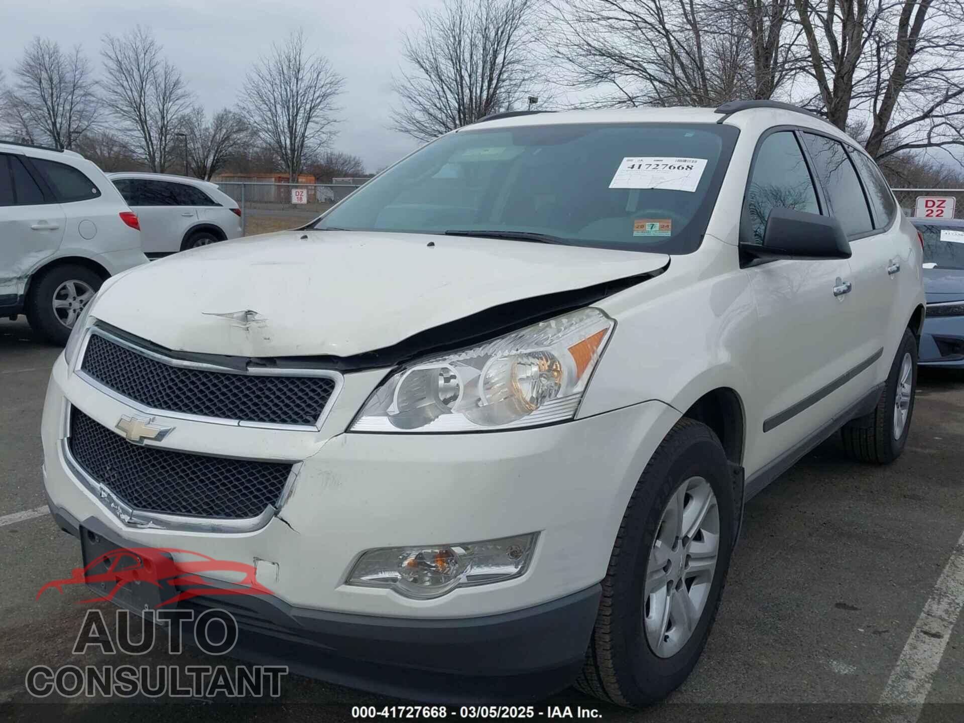 CHEVROLET TRAVERSE 2012 - 1GNKRFED7CJ418915