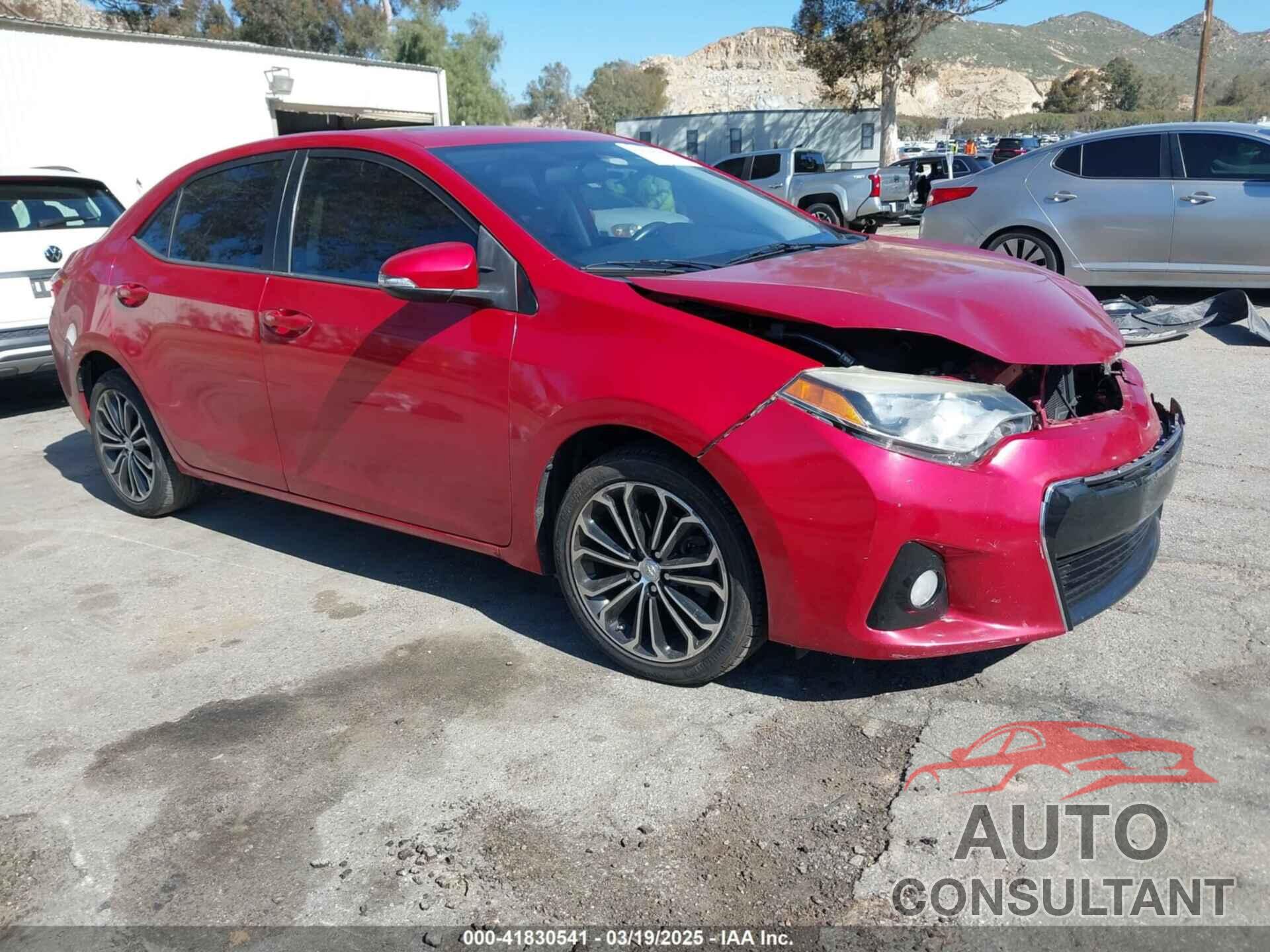TOYOTA COROLLA 2015 - 2T1BURHE6FC389551