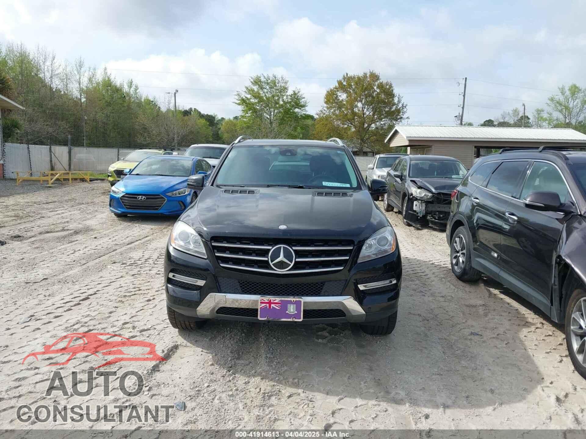 MERCEDES-BENZ ML 350 BLUETEC 2012 - 4JGDA2EB3CA007796