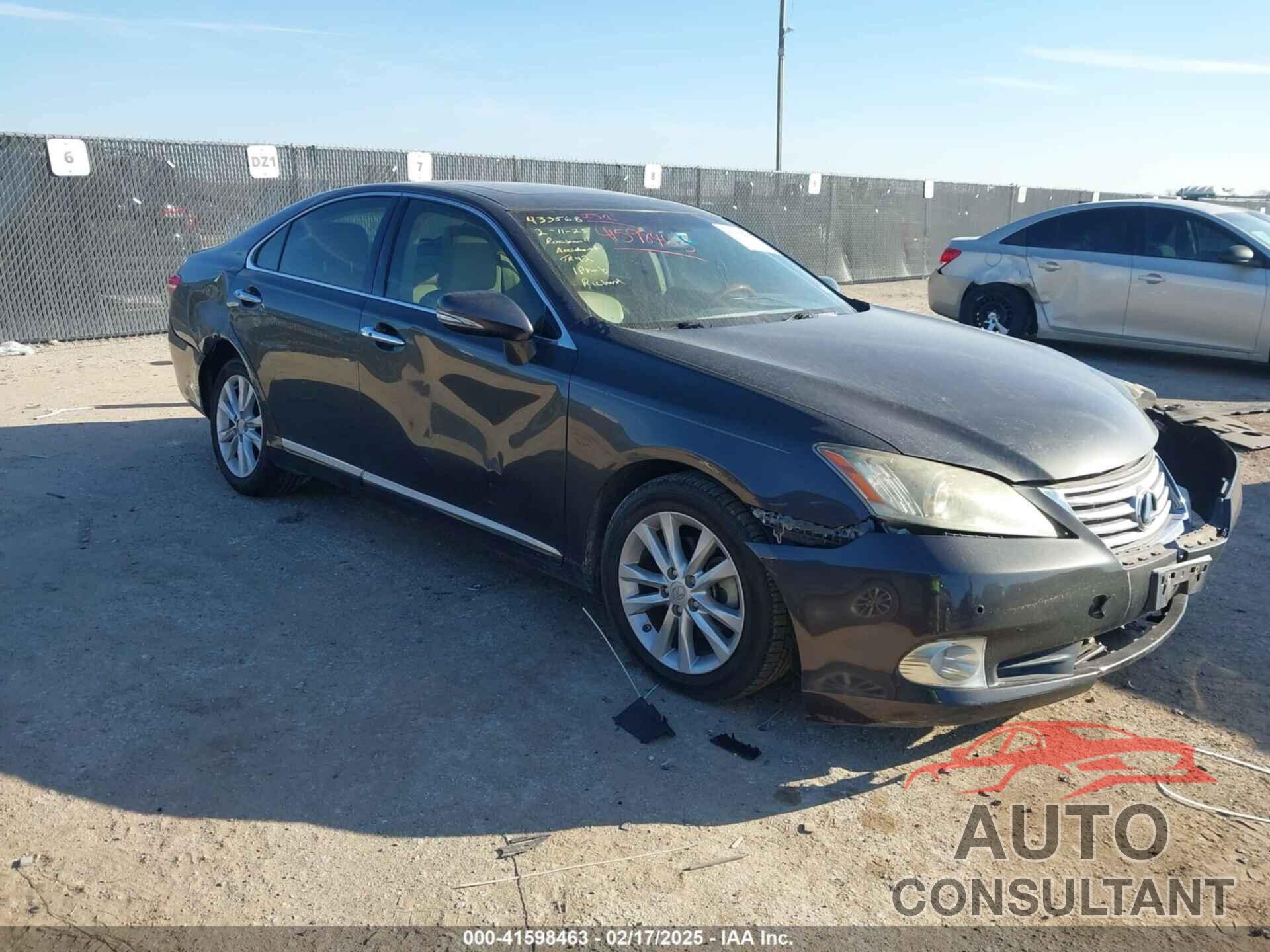 LEXUS ES 350 2011 - JTHBK1EG7B2469459