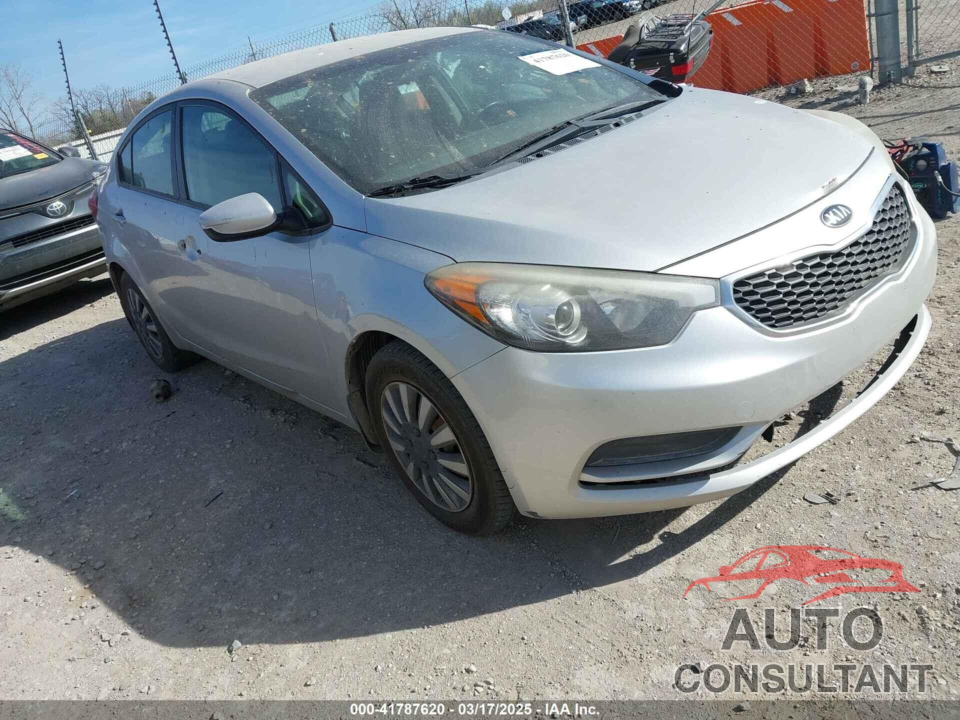 KIA FORTE 2014 - KNAFK4A69E5218556