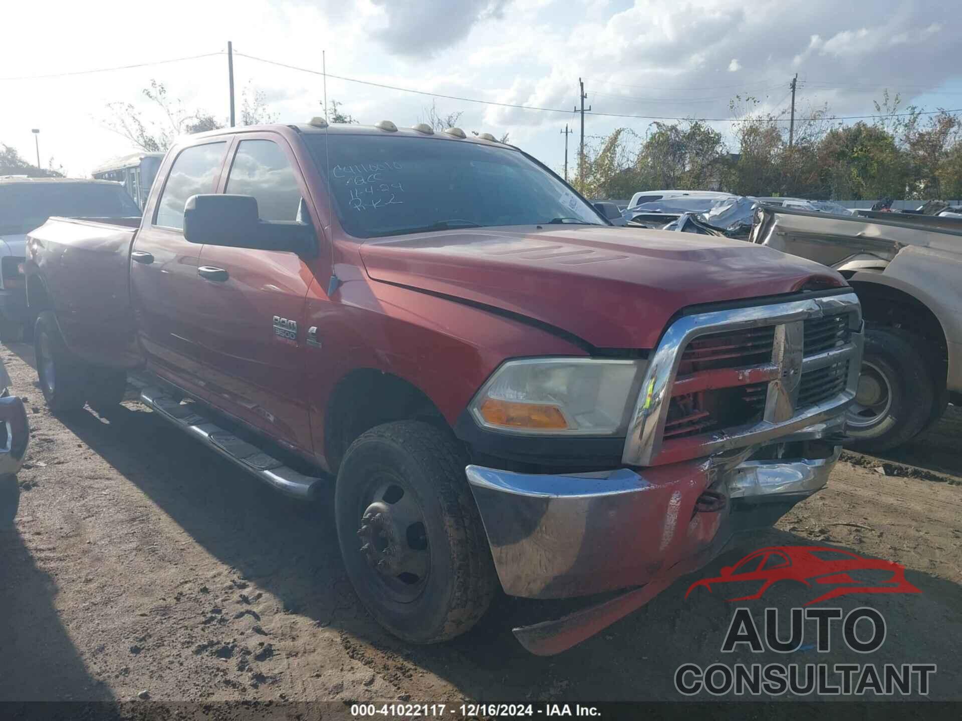DODGE RAM 3500 2010 - 3D73Y4CLXAG158898