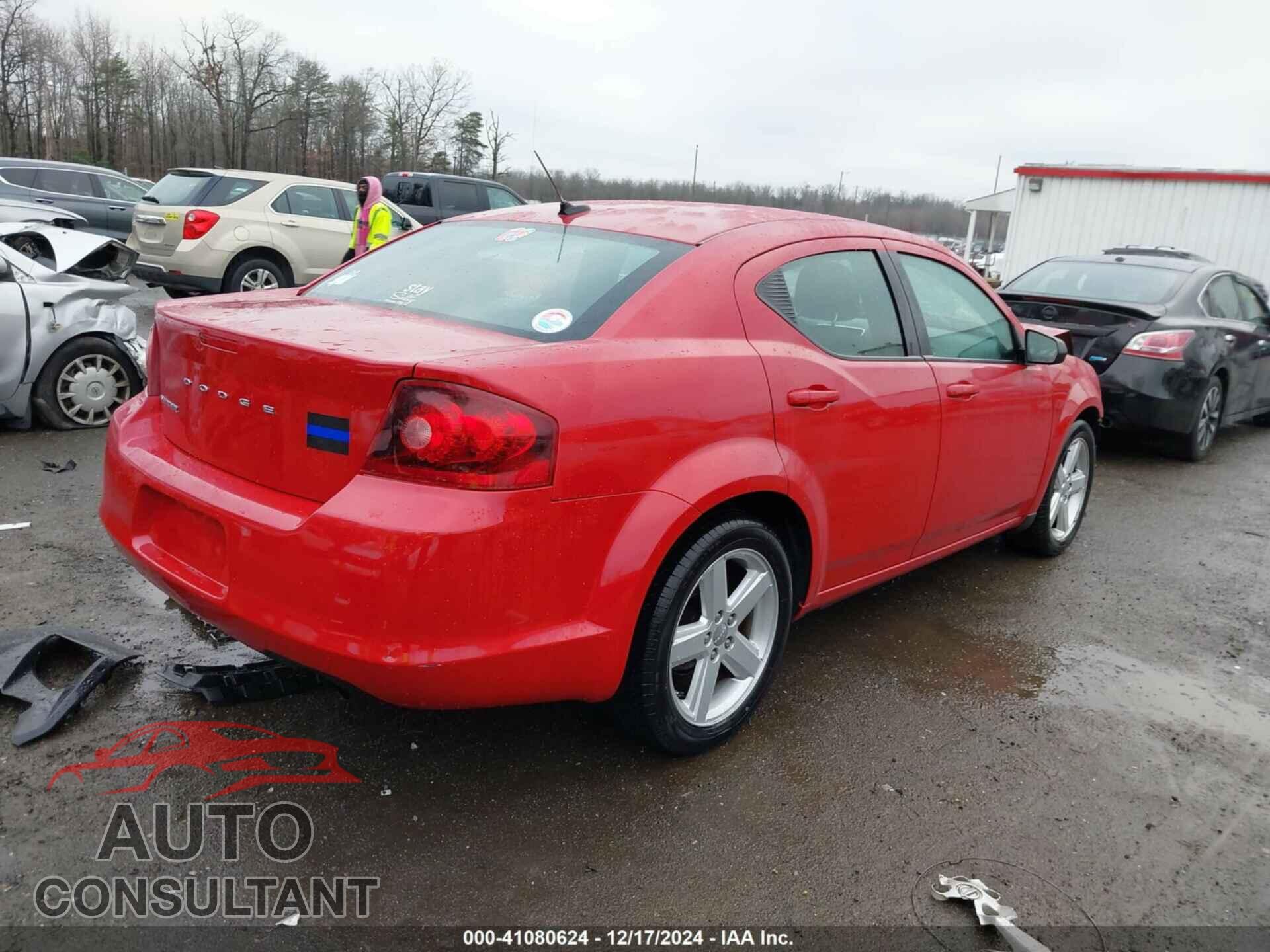 DODGE AVENGER 2013 - 1C3CDZAB7DN644288