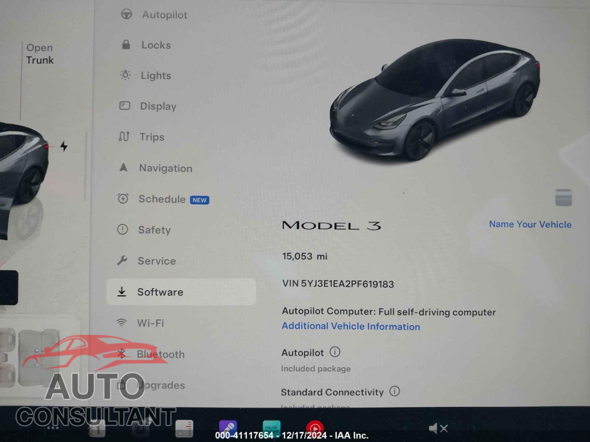 TESLA MODEL 3 2023 - 5YJ3E1EA2PF619183