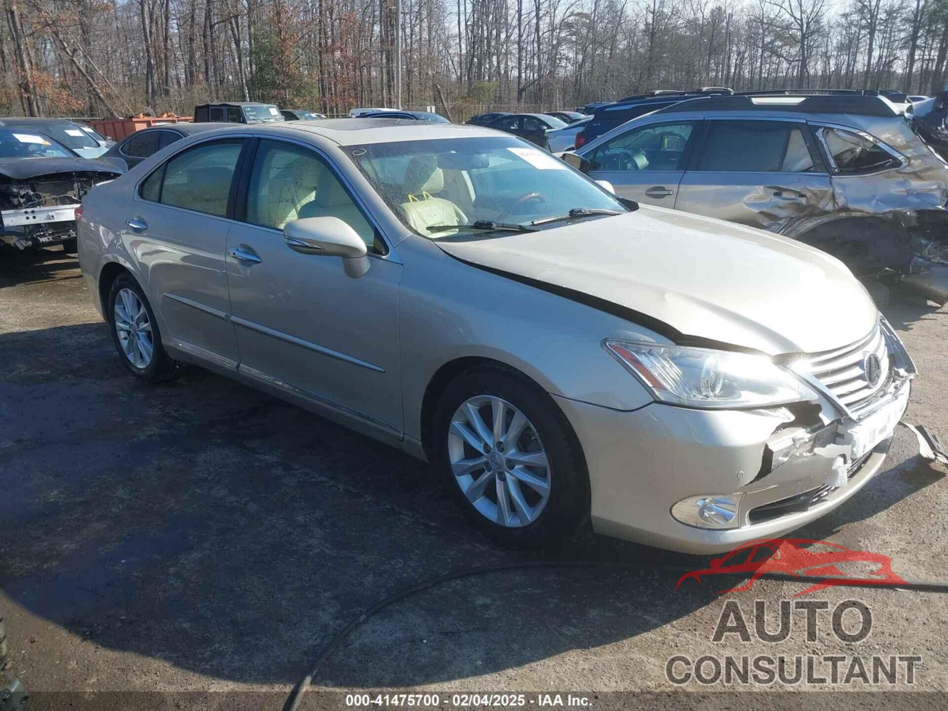 LEXUS ES 350 2011 - JTHBK1EG8B2449673