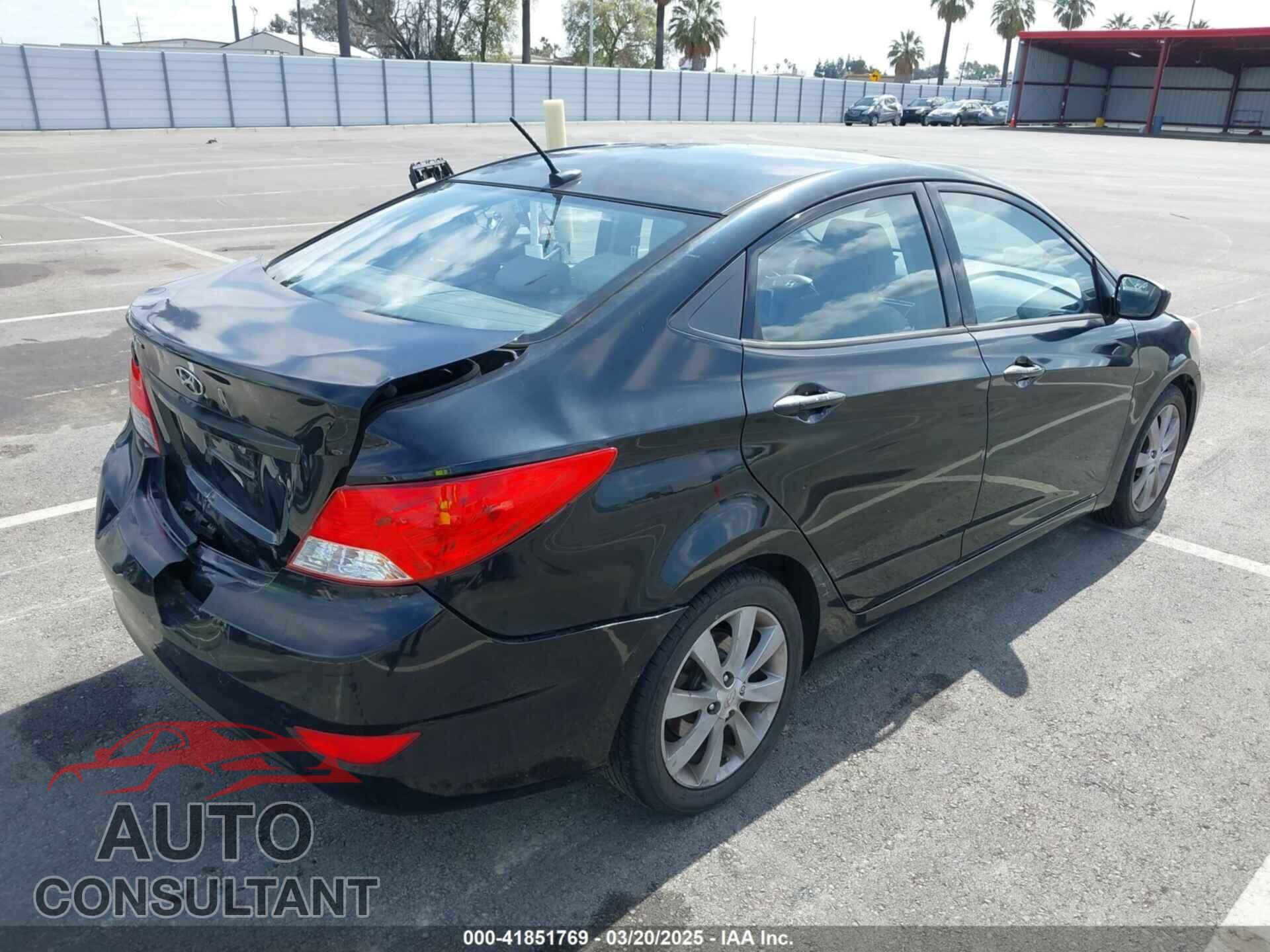 HYUNDAI ACCENT 2014 - KMHCU4AE2EU624414
