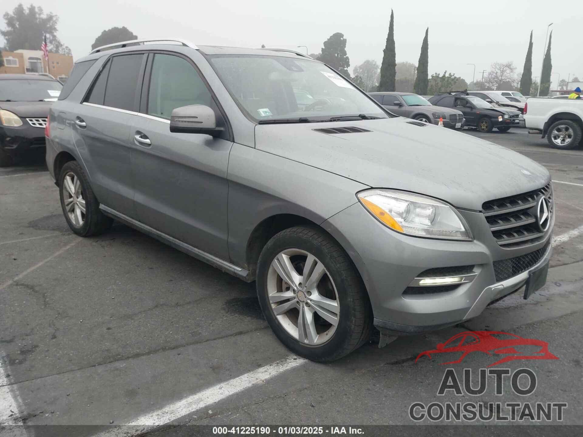 MERCEDES-BENZ ML 350 BLUETEC 2012 - 4JGDA2EB9CA041502