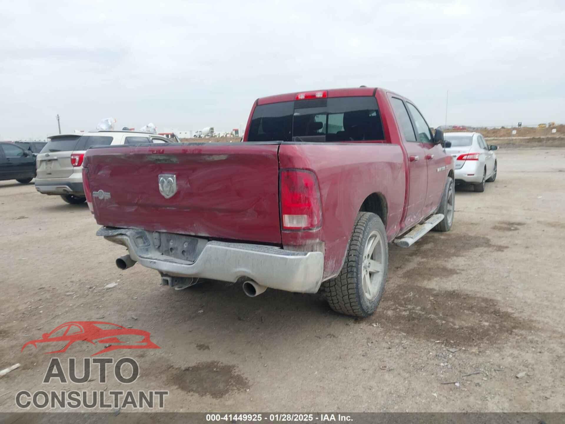 DODGE RAM 1500 2012 - 1C6RD6GT0CS312947