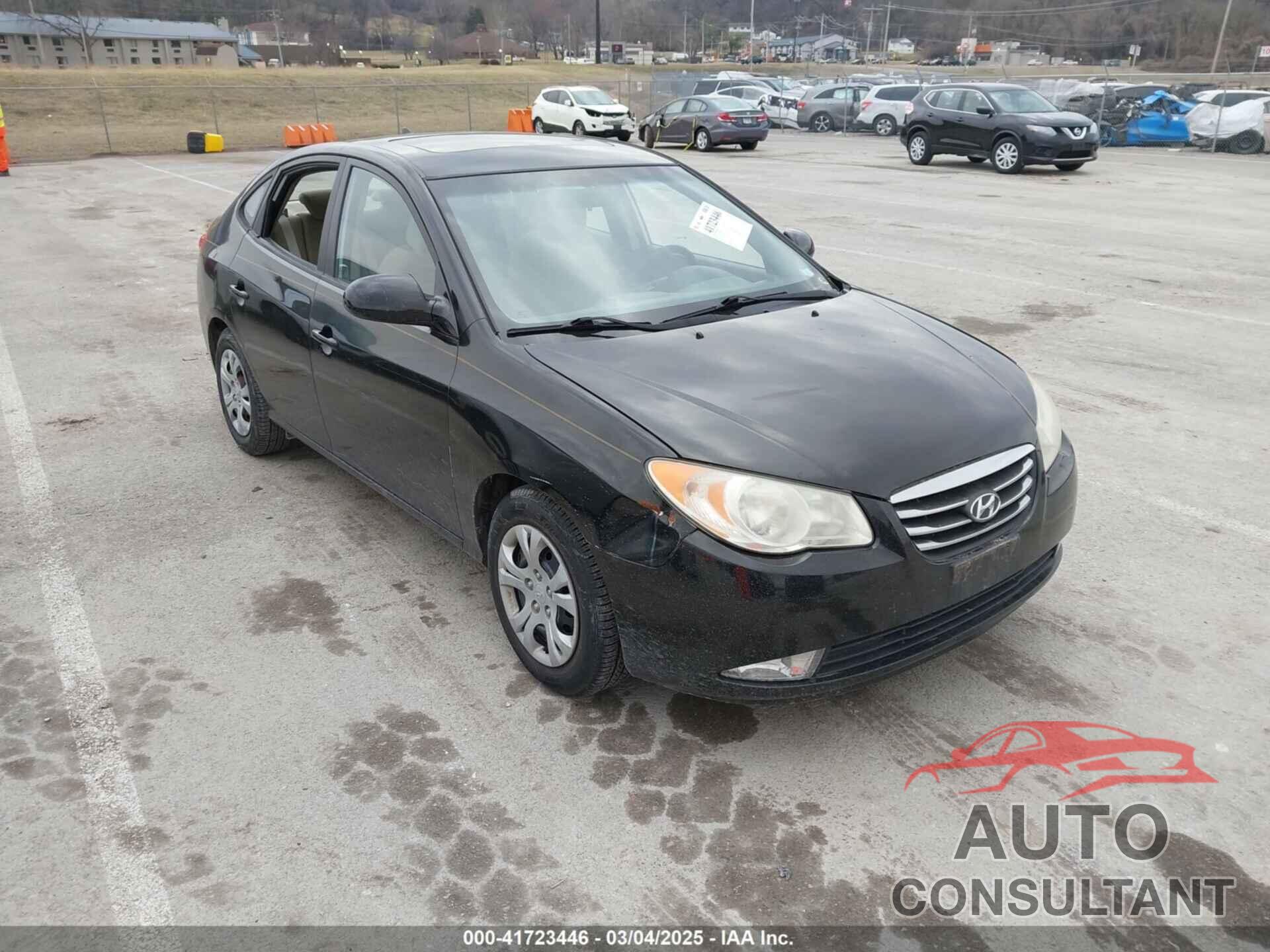 HYUNDAI ELANTRA 2010 - KMHDU4AD1AU059224