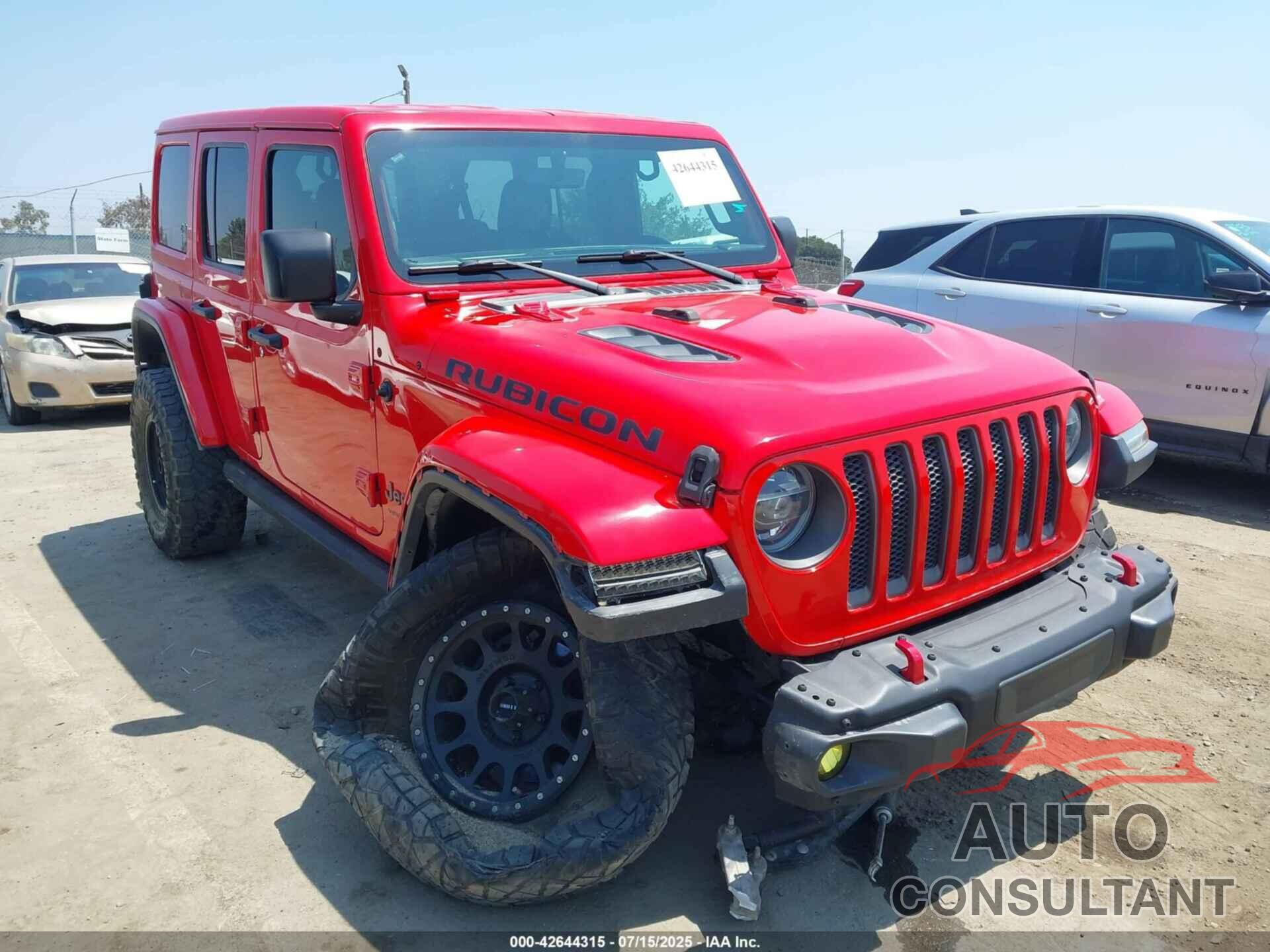 JEEP WRANGLER UNLIMITED 2018 - 1C4HJXFG9JW166268