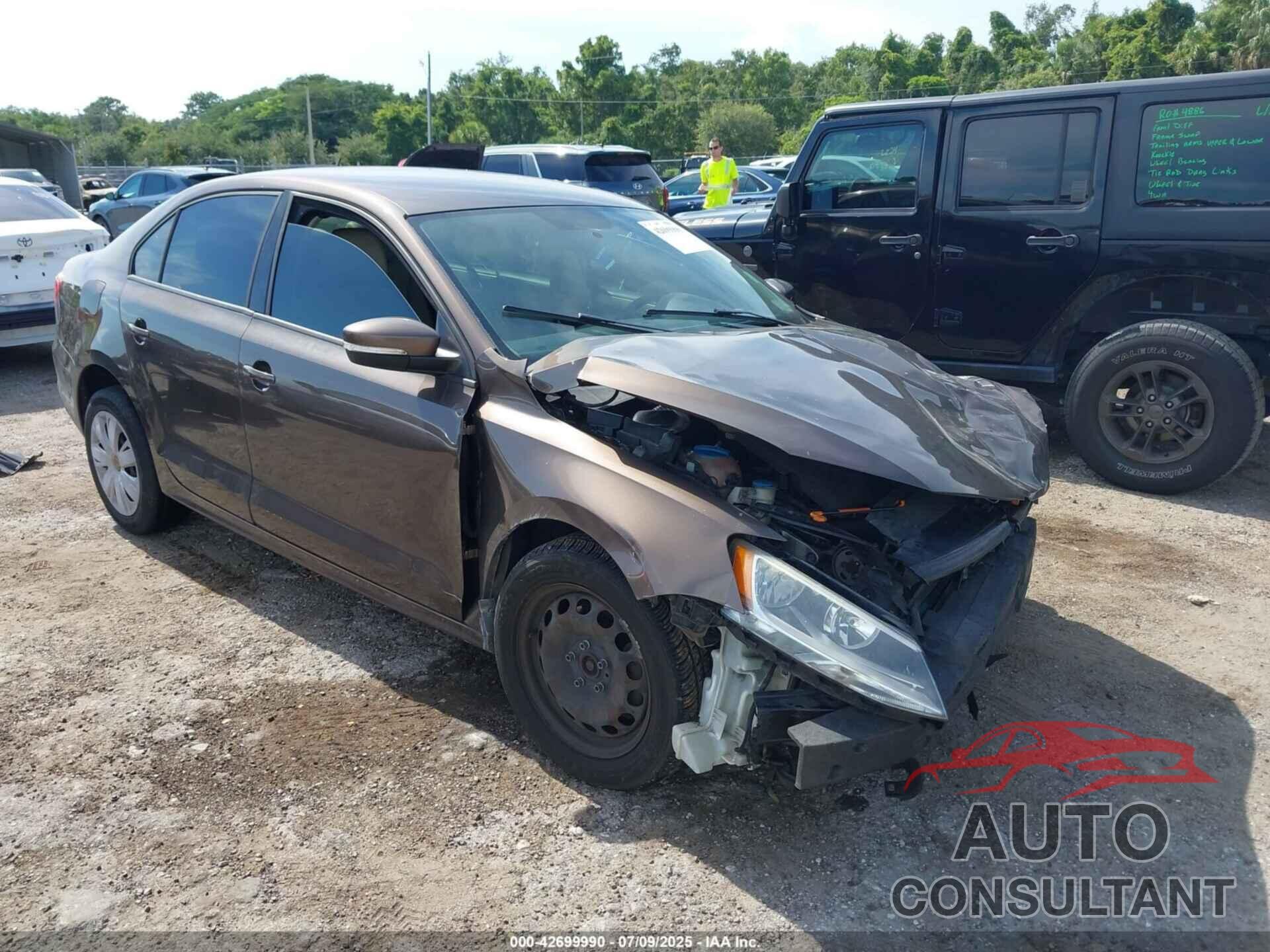 VOLKSWAGEN JETTA 2011 - 3VWDX7AJ4BM370622