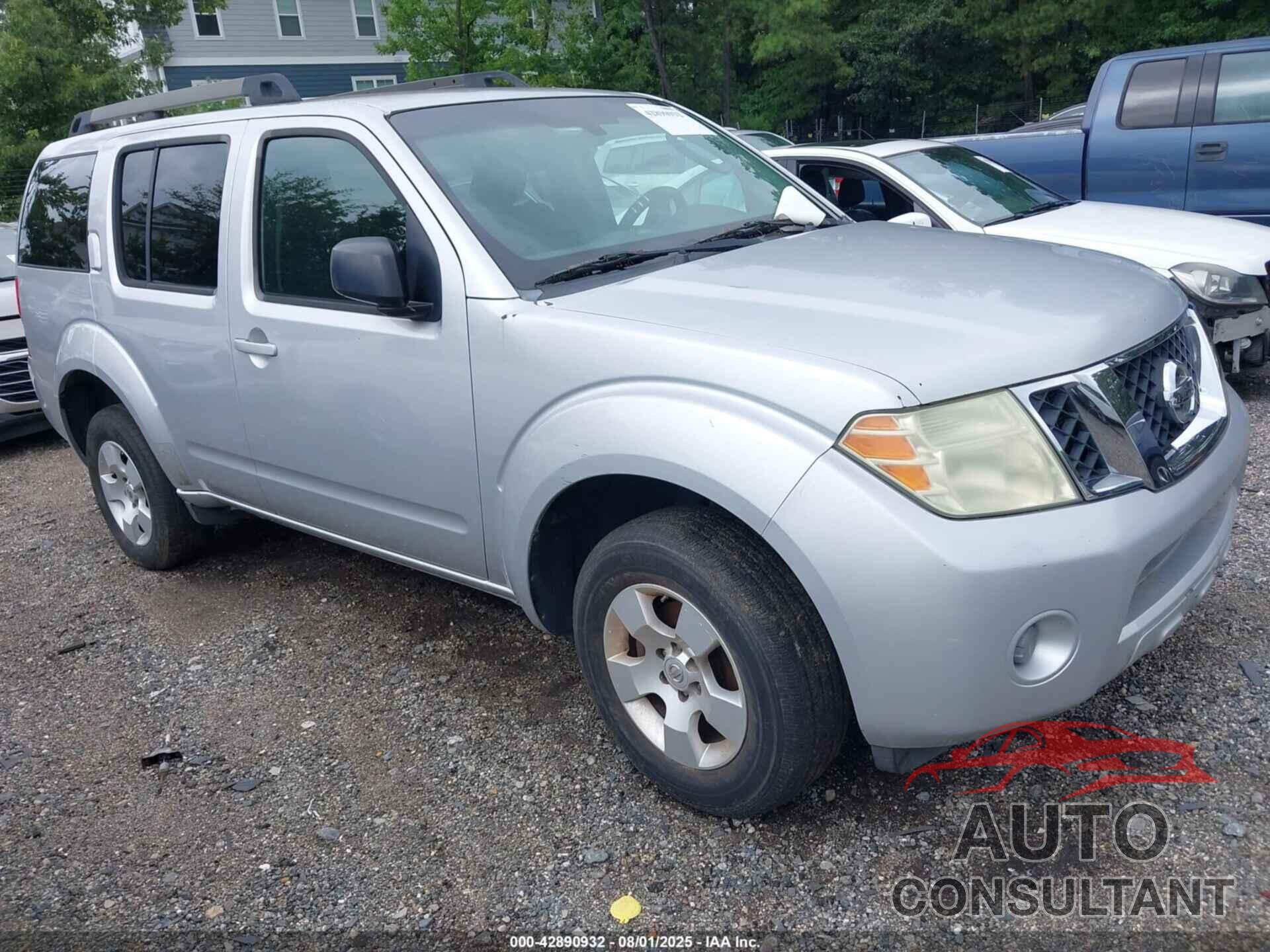 NISSAN PATHFINDER 2010 - 5N1AR1NN6AC615152