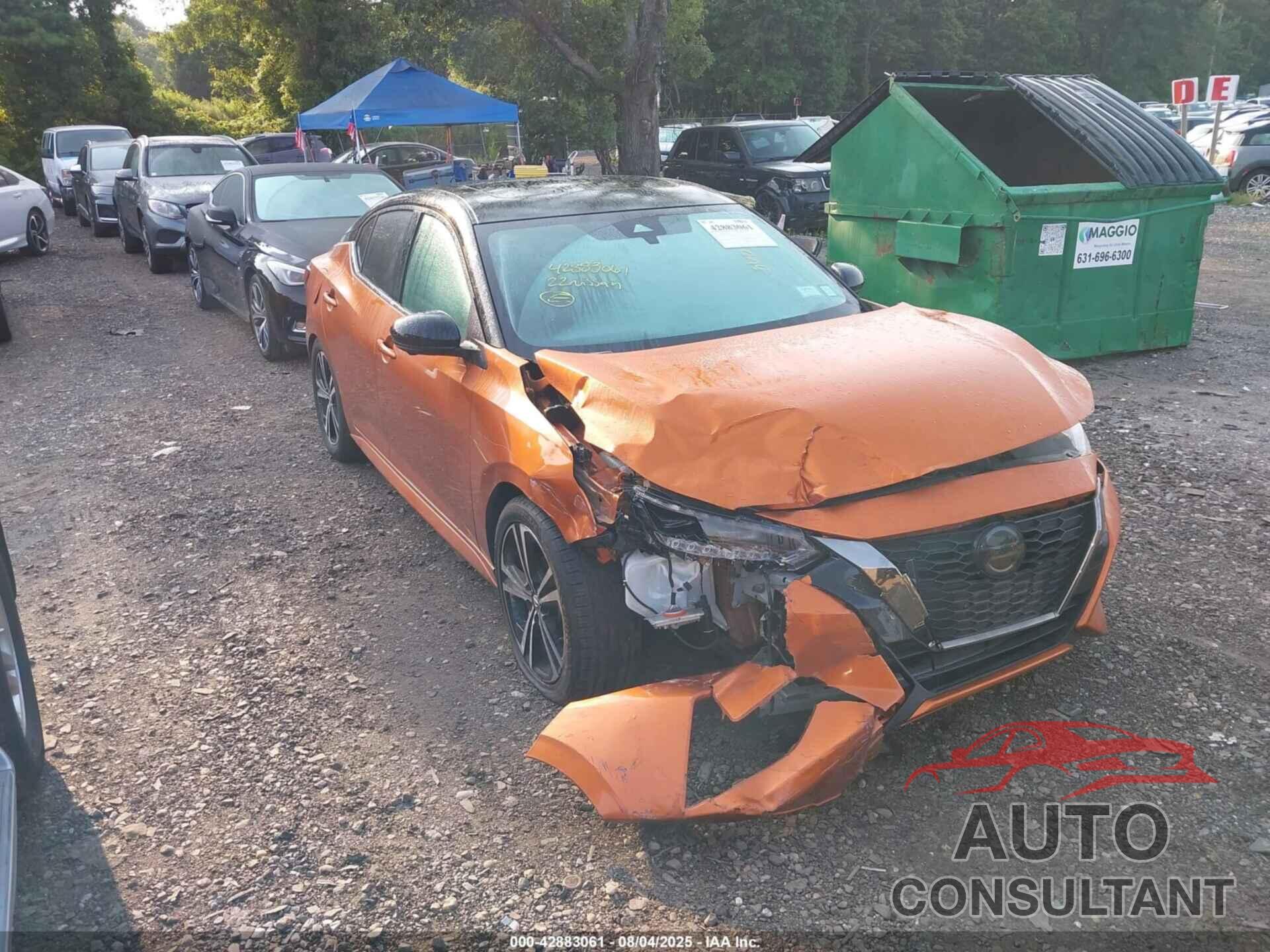 NISSAN SENTRA 2022 - 3N1AB8DV6NY226725
