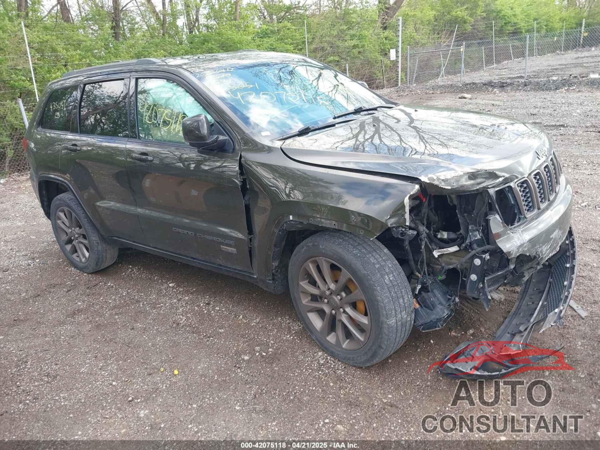 JEEP GRAND CHEROKEE 2016 - 1C4RJFBG6GC435051