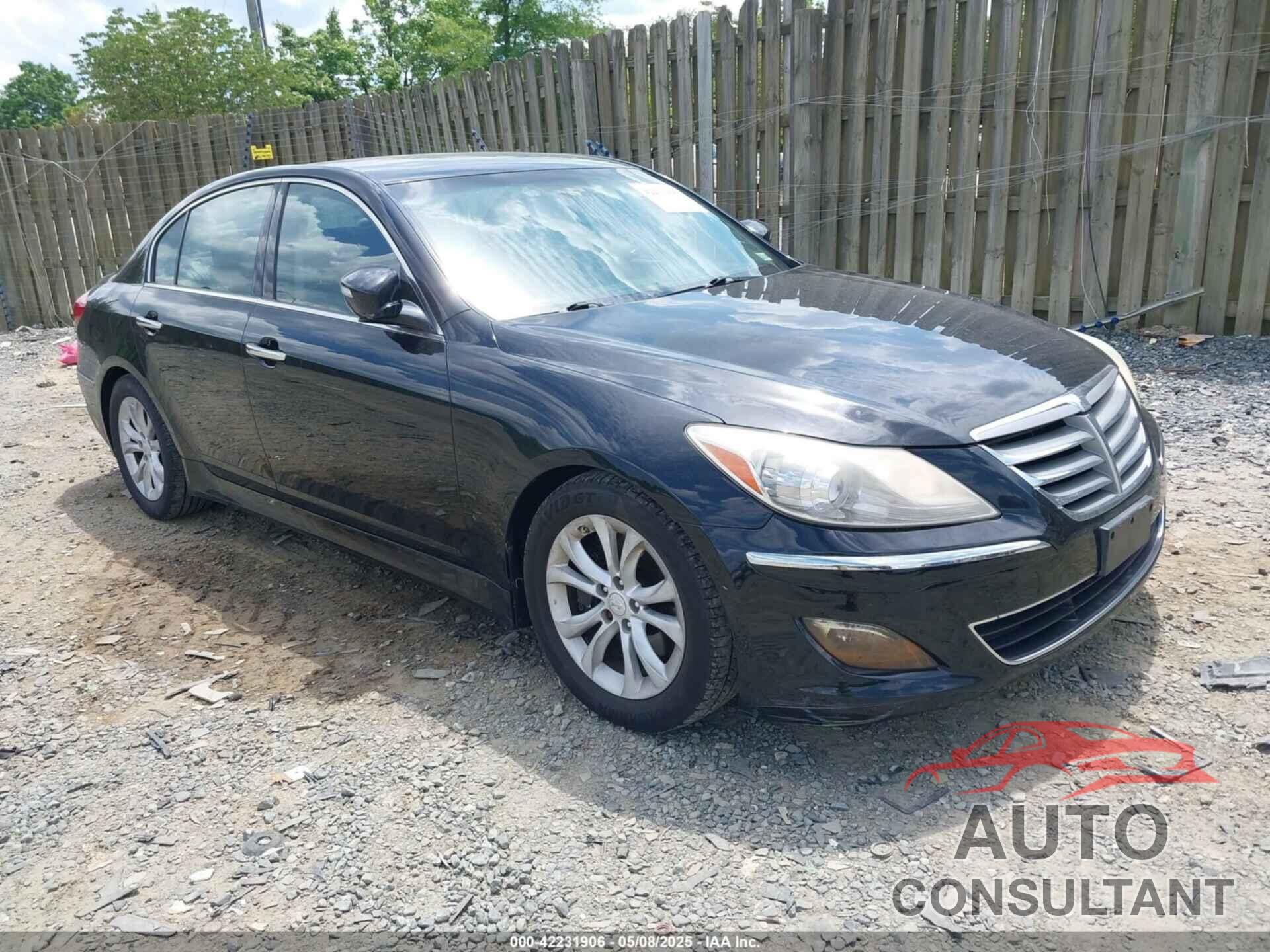 HYUNDAI GENESIS 2012 - KMHGC4DDXCU181420