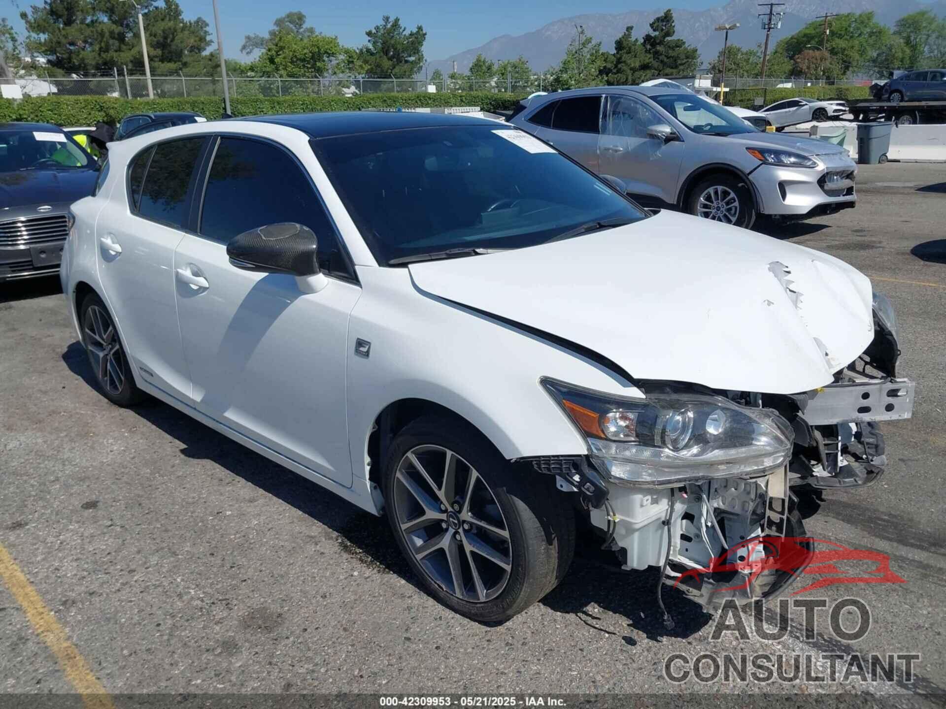 LEXUS CT 200H 2015 - JTHKD5BH4F2246722