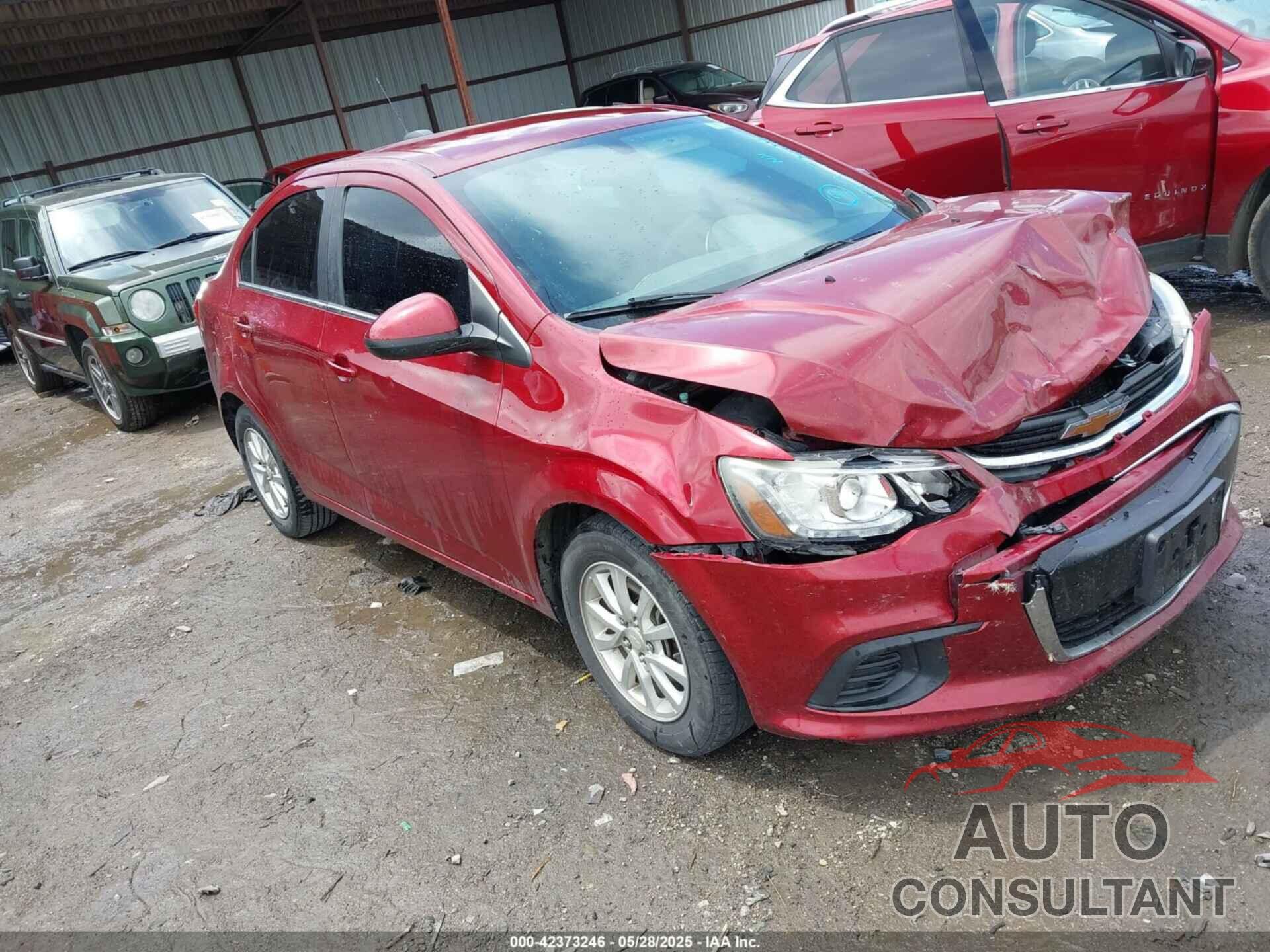 CHEVROLET SONIC 2017 - 1G1JD5SH7H4165999
