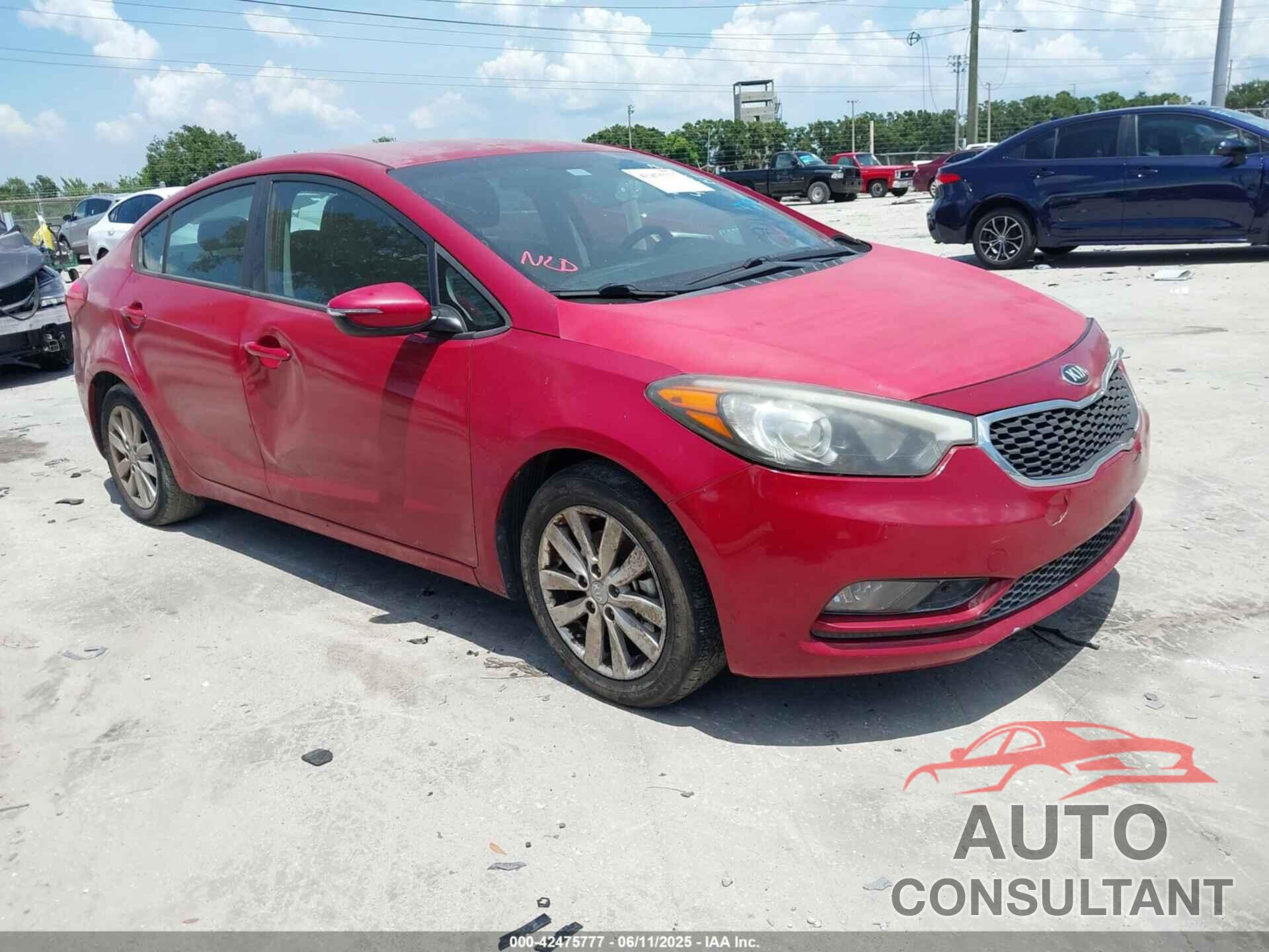 KIA FORTE 2016 - KNAFX4A63G5440837