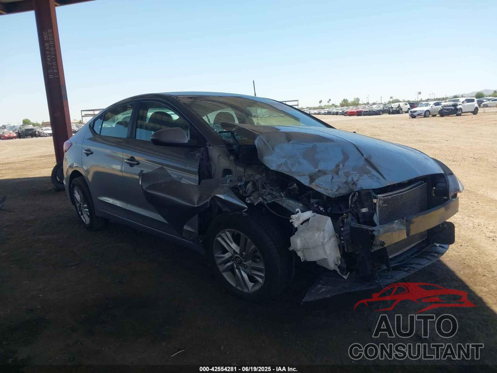 HYUNDAI ELANTRA 2019 - KMHD84LF1KU736521