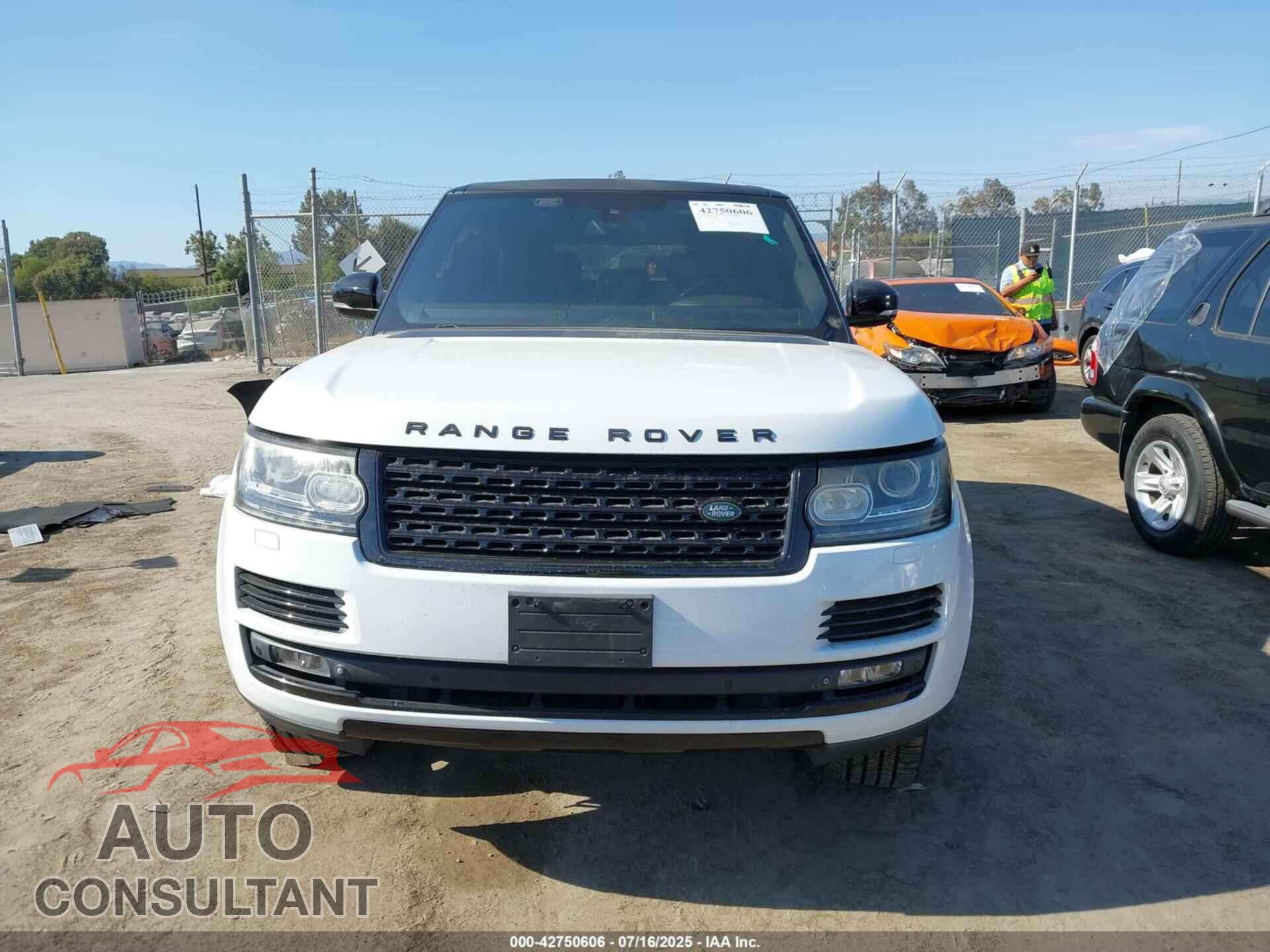 LAND ROVER RANGE ROVER 2015 - SALGS3TF2FA204899