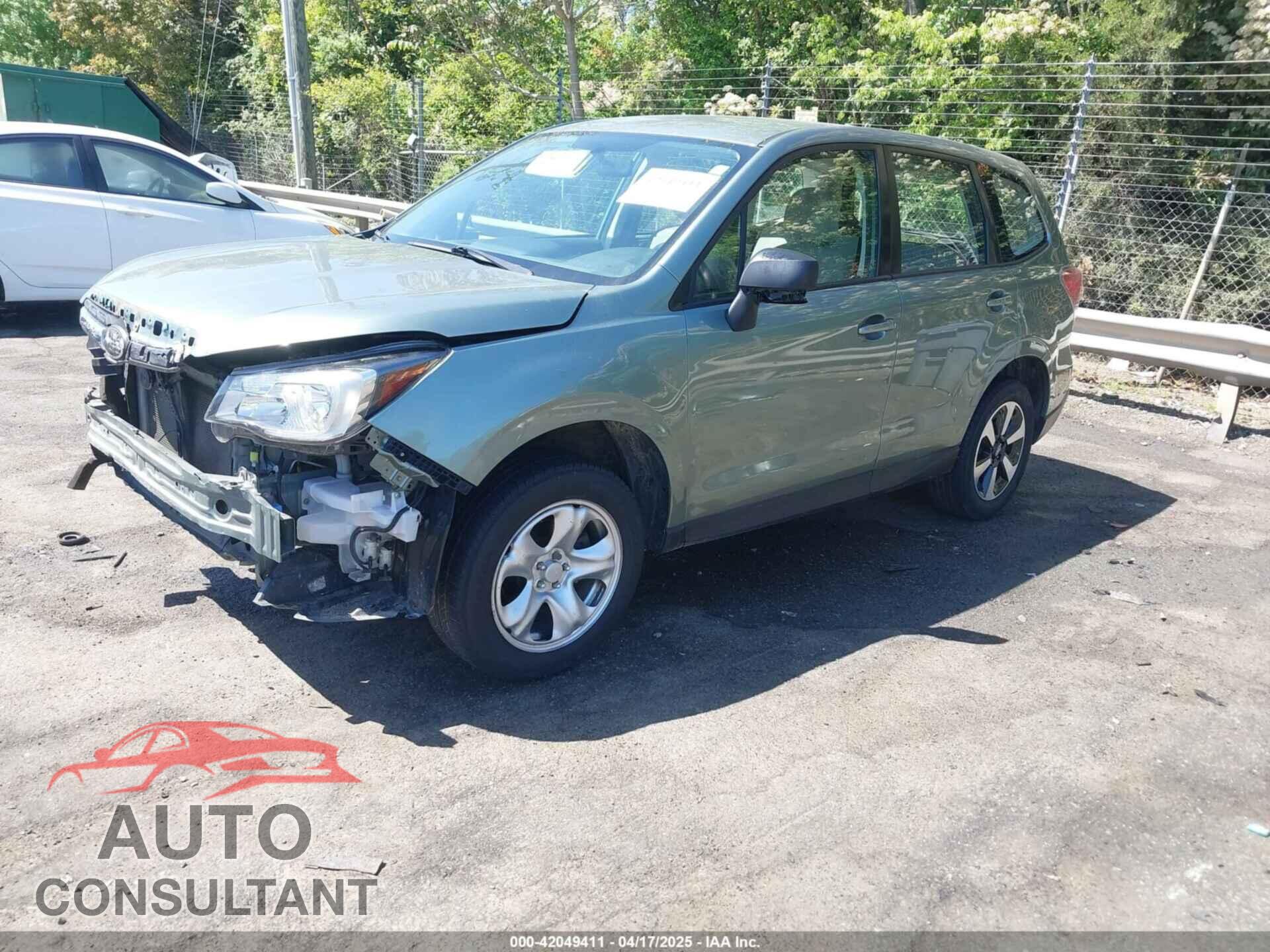 SUBARU FORESTER 2017 - JF2SJAAC7HH490164