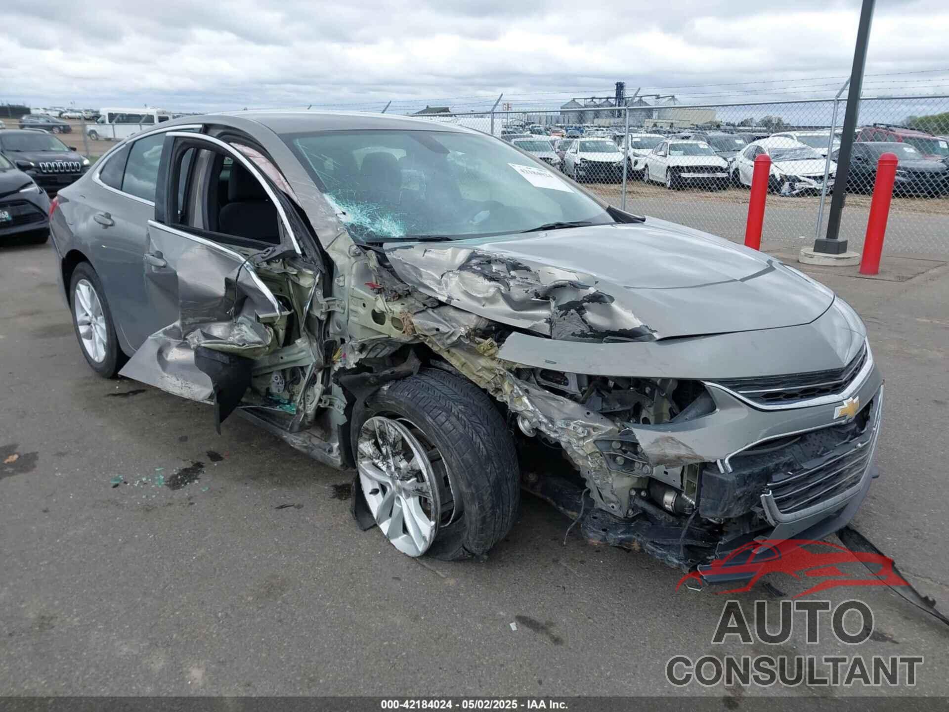 CHEVROLET MALIBU 2017 - 1G1ZE5ST6HF145316