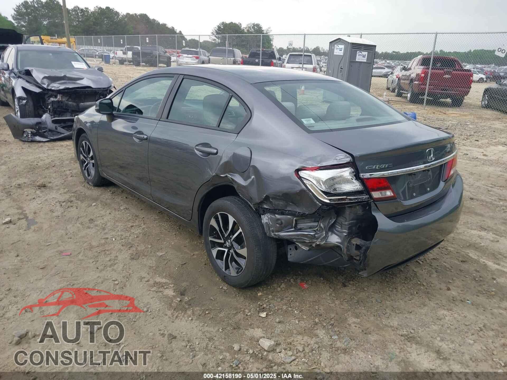 HONDA CIVIC 2013 - 19XFB2F87DE024743