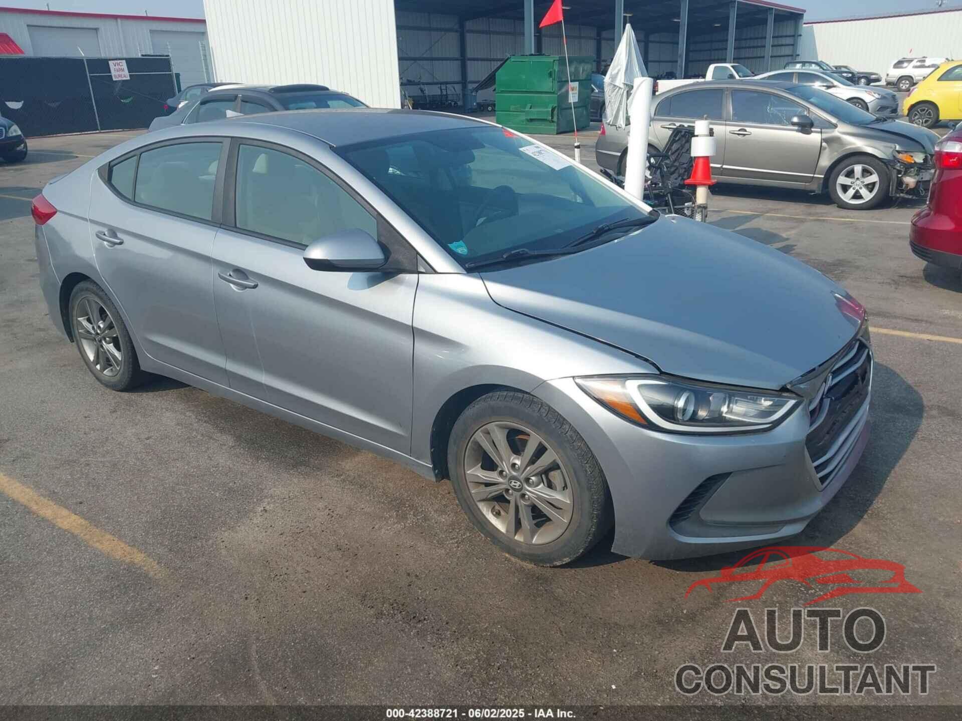 HYUNDAI ELANTRA 2017 - 5NPD84LF6HH171982